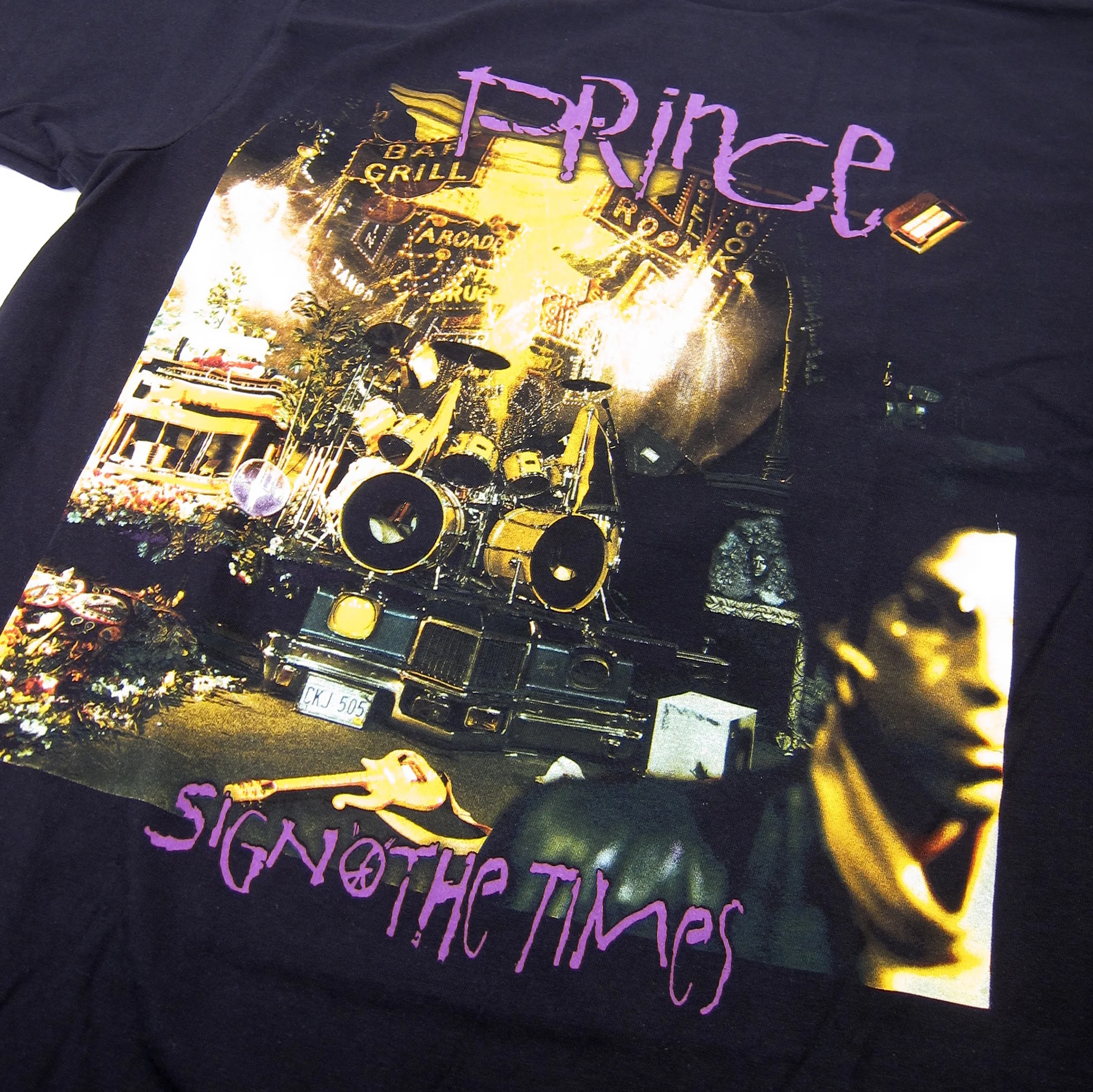 Prince: Sign O The Times Shirt - Black - Image 2