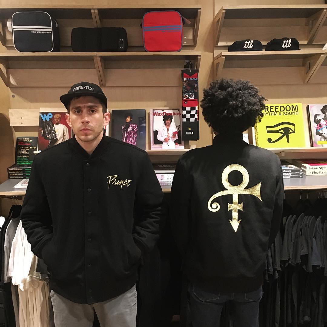Prince: Symbol Varsity Jacket - Black - Image 10