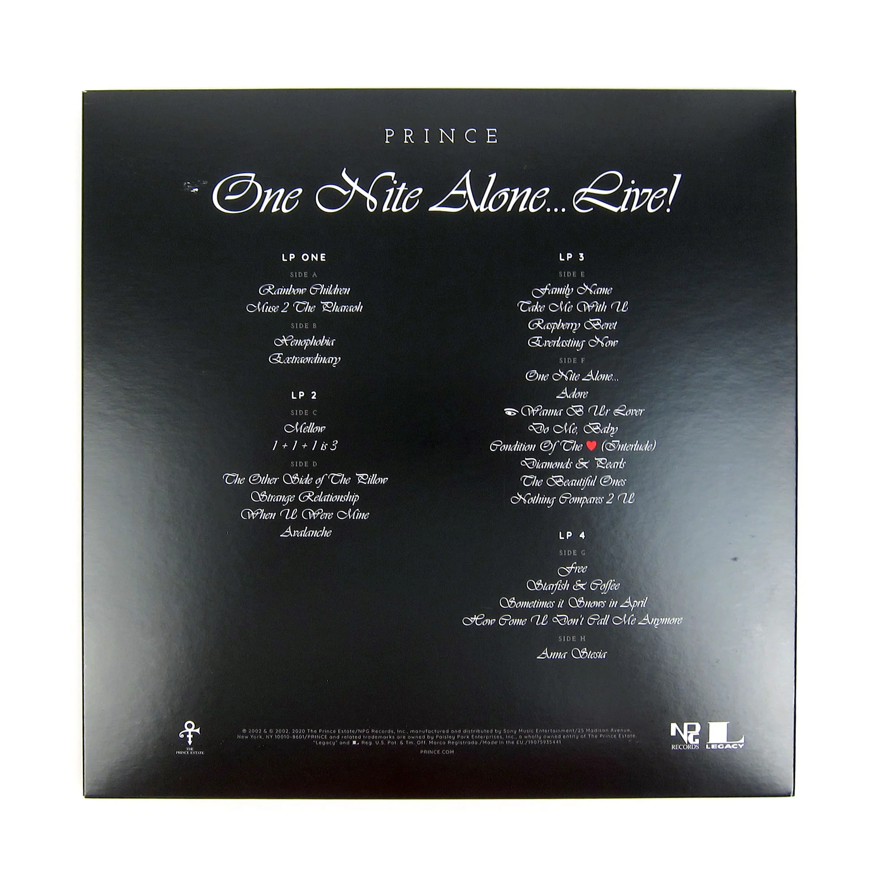 Prince & The New Power Generation: One Nite Alone... Live (Colored Vinyl) Vinyl 4LP - Image 5