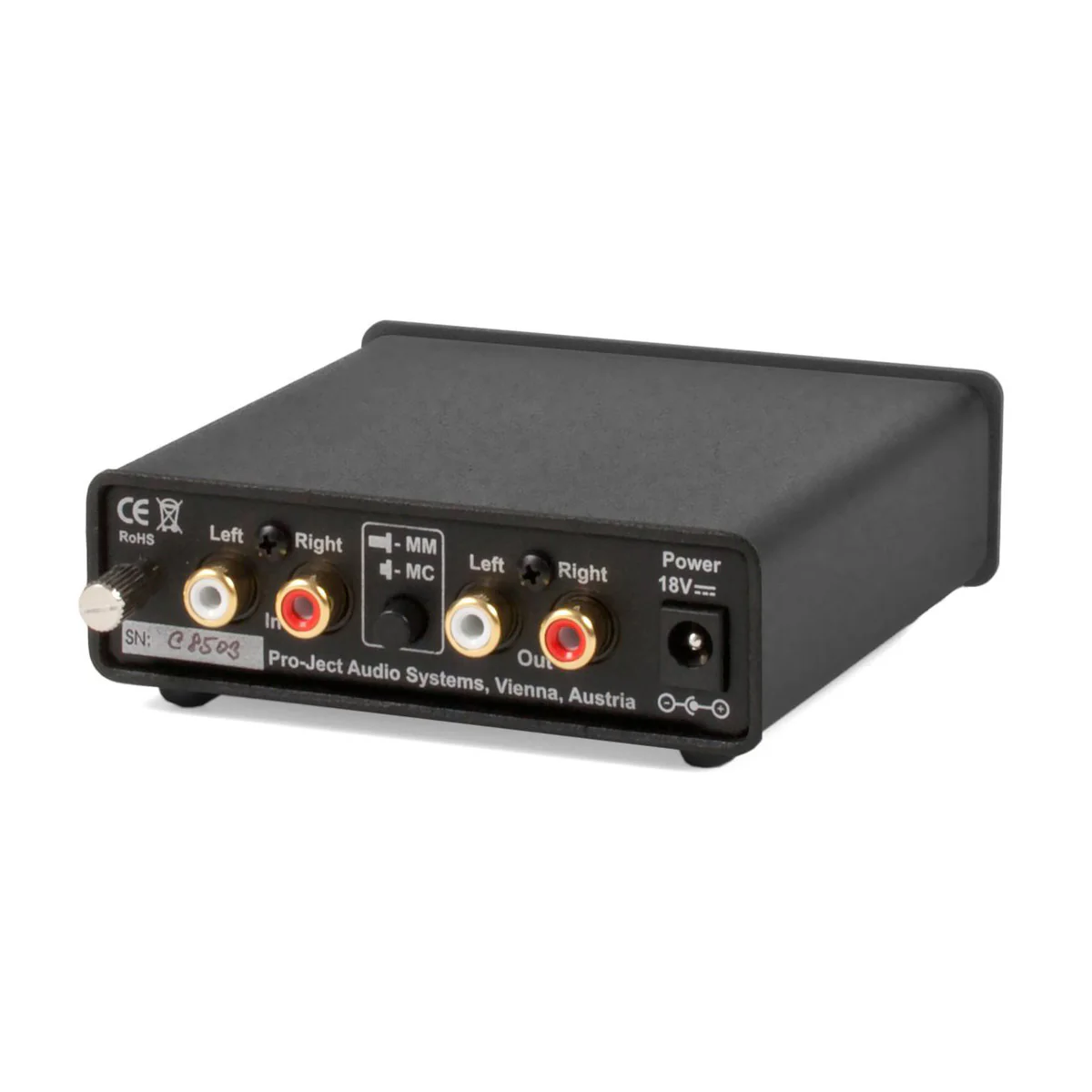 Pro-Ject: Phono Box DC Phono Pre-Amp - Black - Image 3