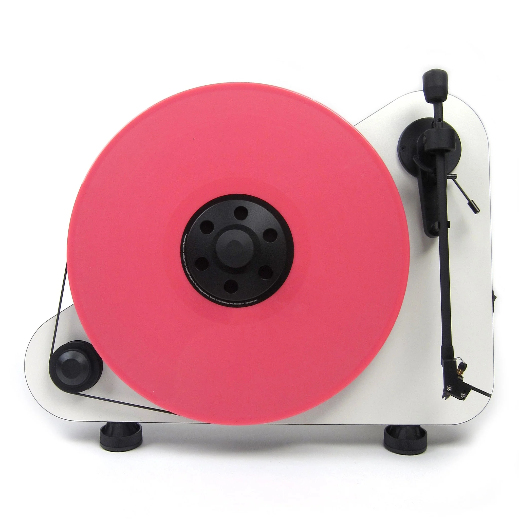 Pro-Ject: Vertical Turntable Right w/ Bluetooth - White (VT-E BT R) - Image 3
