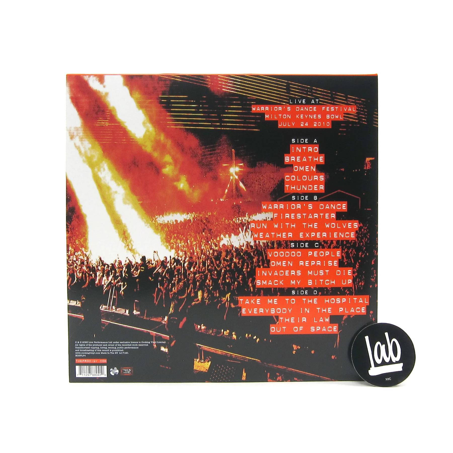 The Prodigy: World's On Fire - Live At Milton Keynes Bowl Vinyl 2LP - Image 3