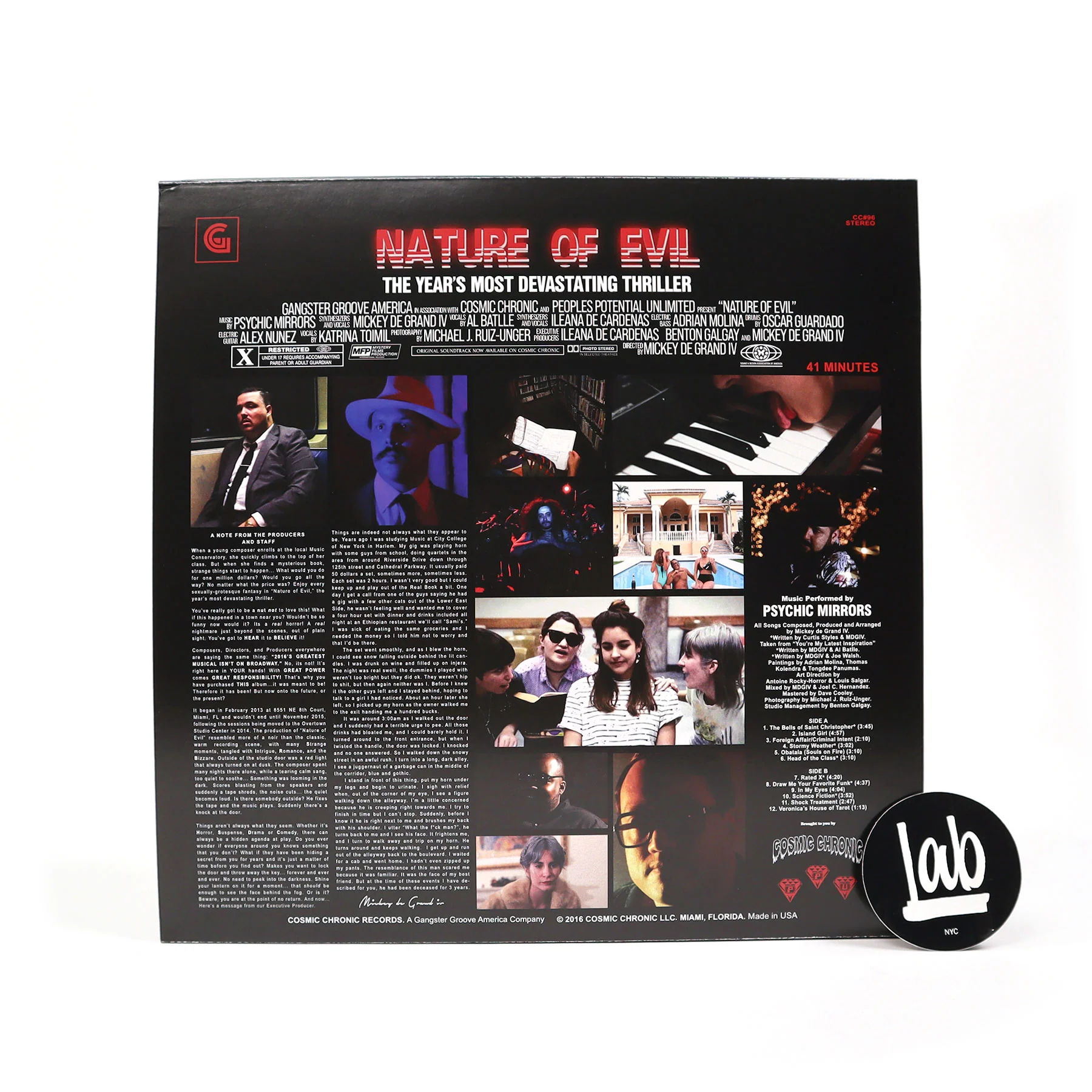 Psychic Mirrors: Nature Of Evil Vinyl LP - Image 2