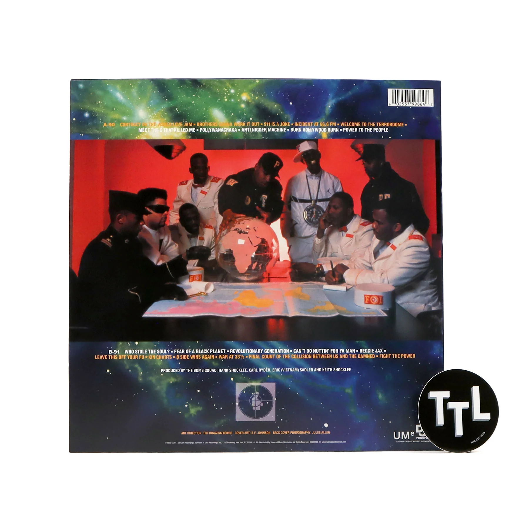 Public Enemy: Fear Of A Black Planet Vinyl LP - Image 3