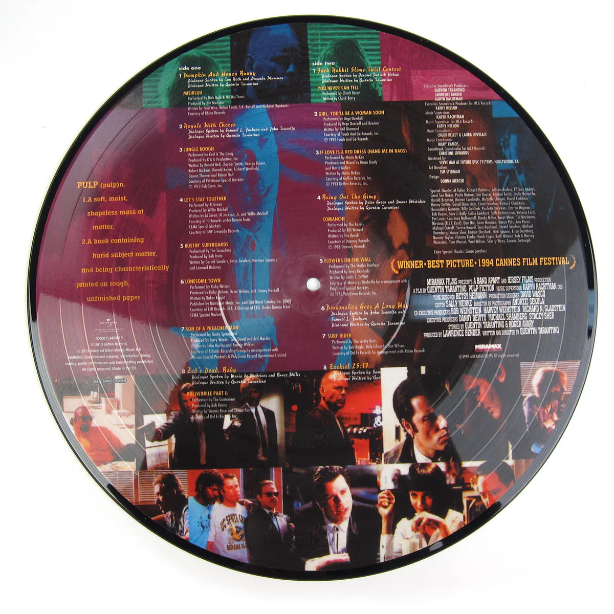 Pulp Fiction: Music From The Motion Picture (Picture Disc) Vinyl LP - Image 2
