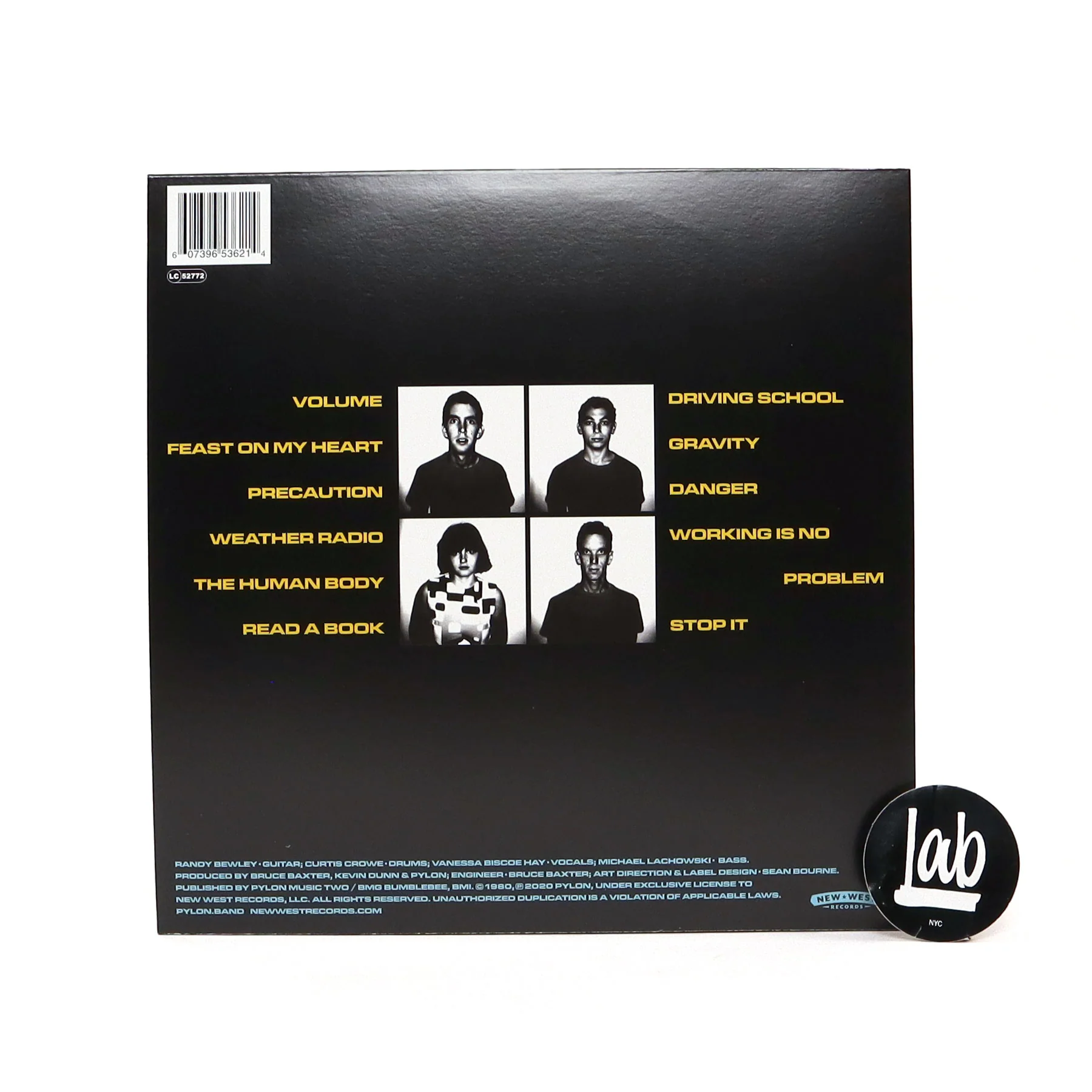 Pylon: Gyrate (Indie Exclusive Yellow Colored Vinyl) Vinyl LP - Image 3