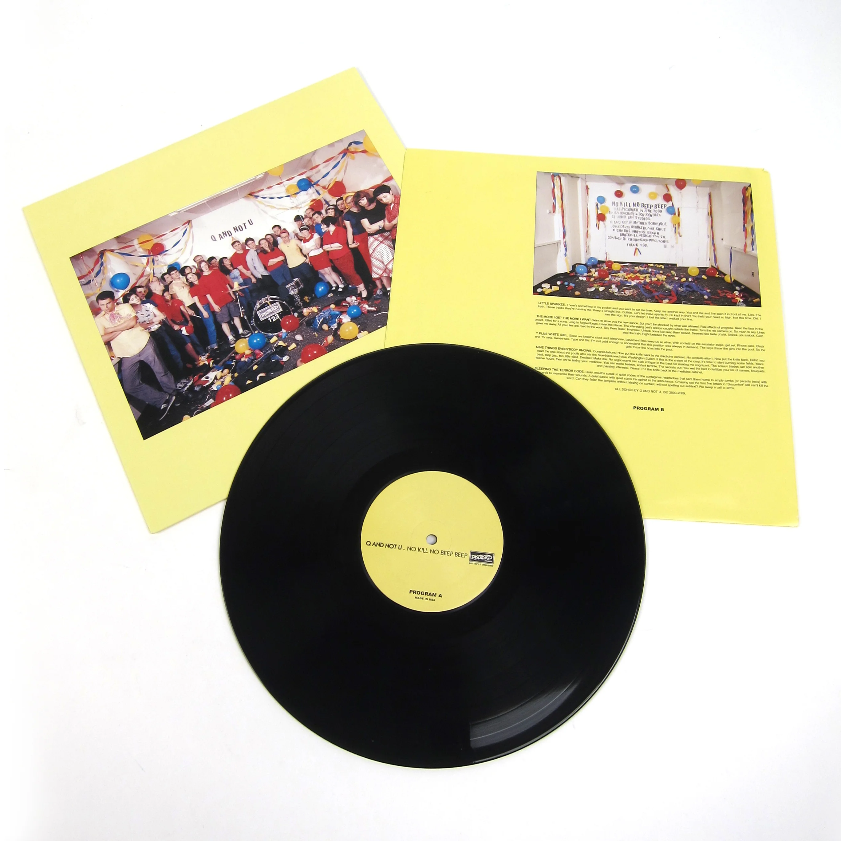 Q And Not U: No Kill No Beep Beep Vinyl LP - Image 2