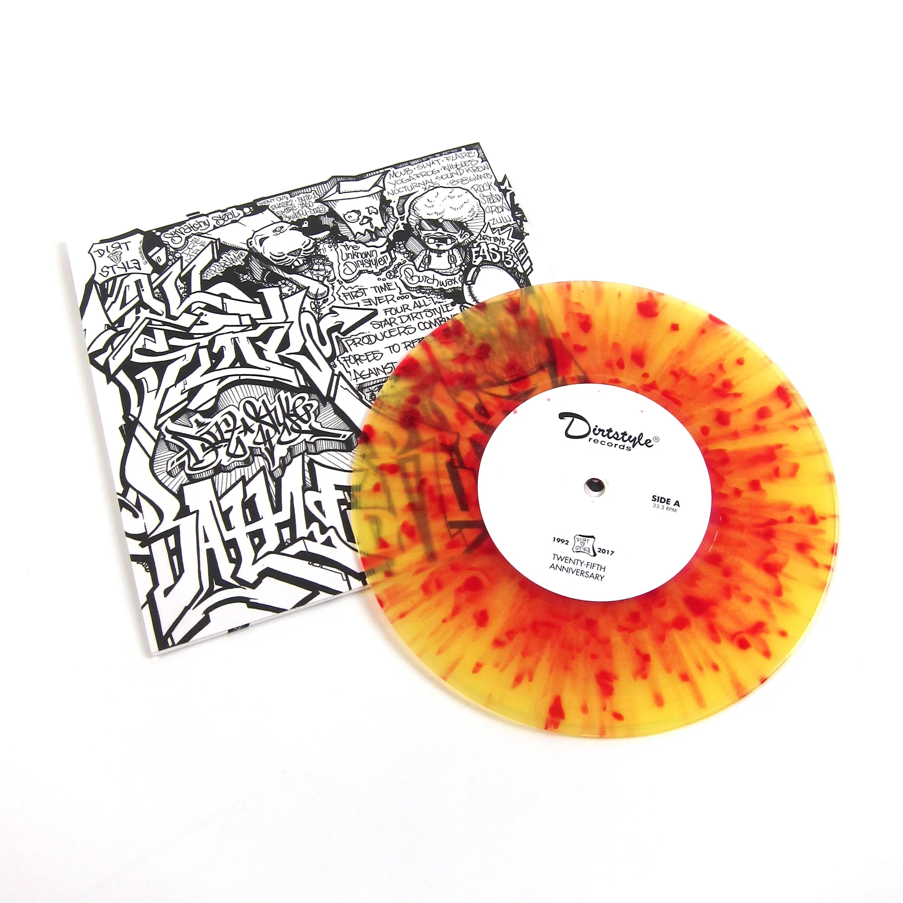QBert: All Star Dirt Style (Colored Vinyl) Vinyl 7" - Image 2