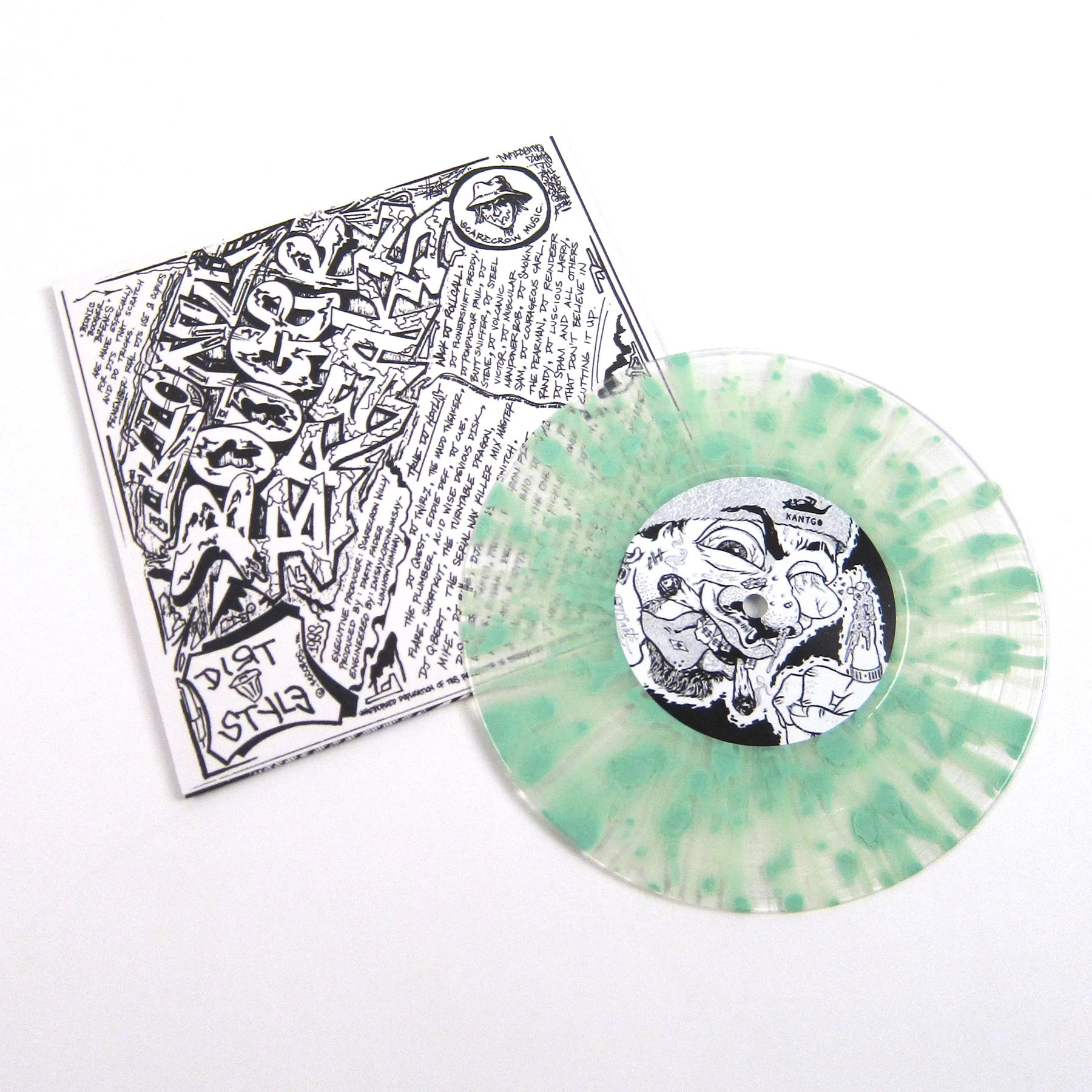 QBert: Bionic Booger Breaks (Colored Vinyl) Vinyl 7" - Image 2