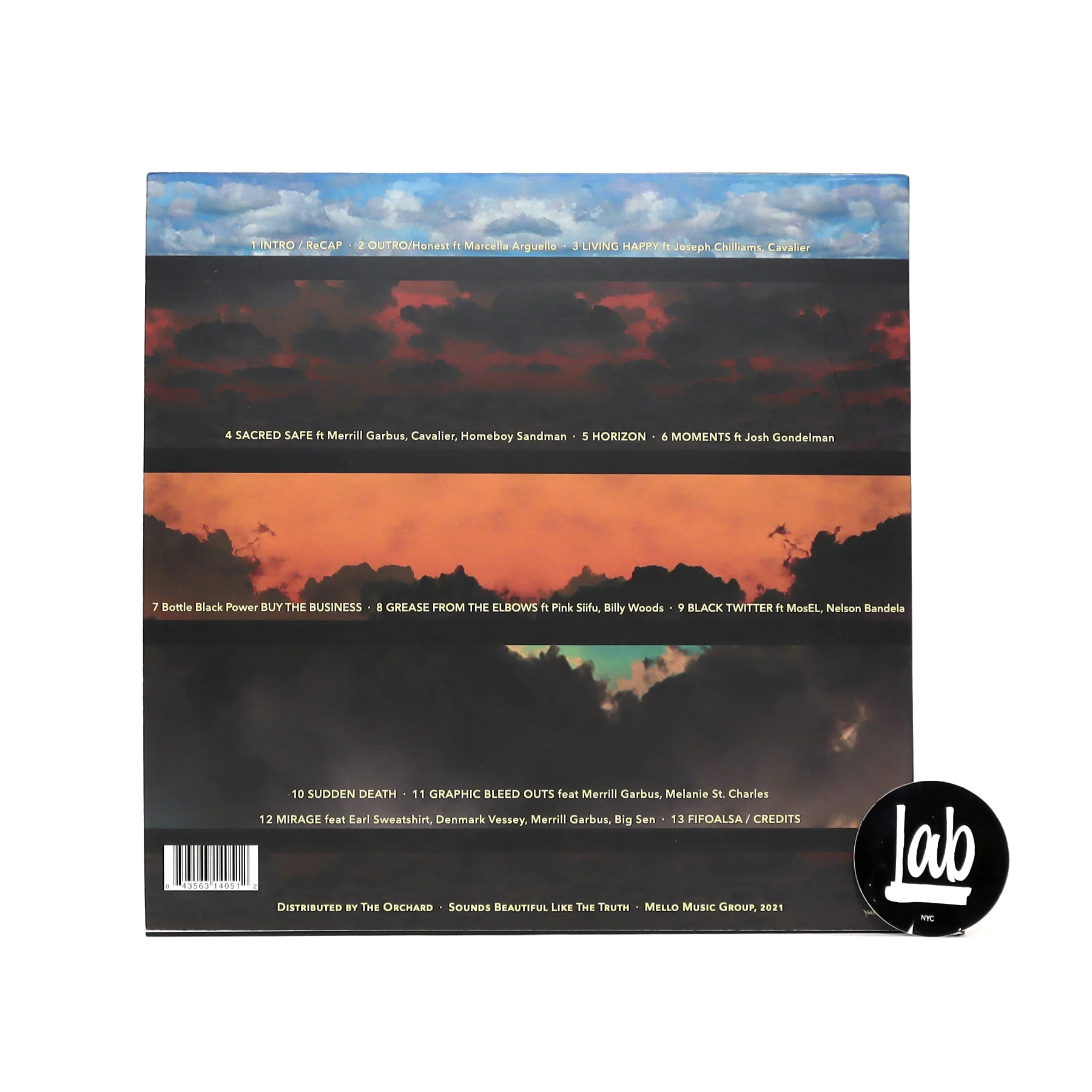 Quelle Chris & Chris Keys: Innocent Country 2 (Indie Exclusive Colored Vinyl) Vinyl LP - Image 3