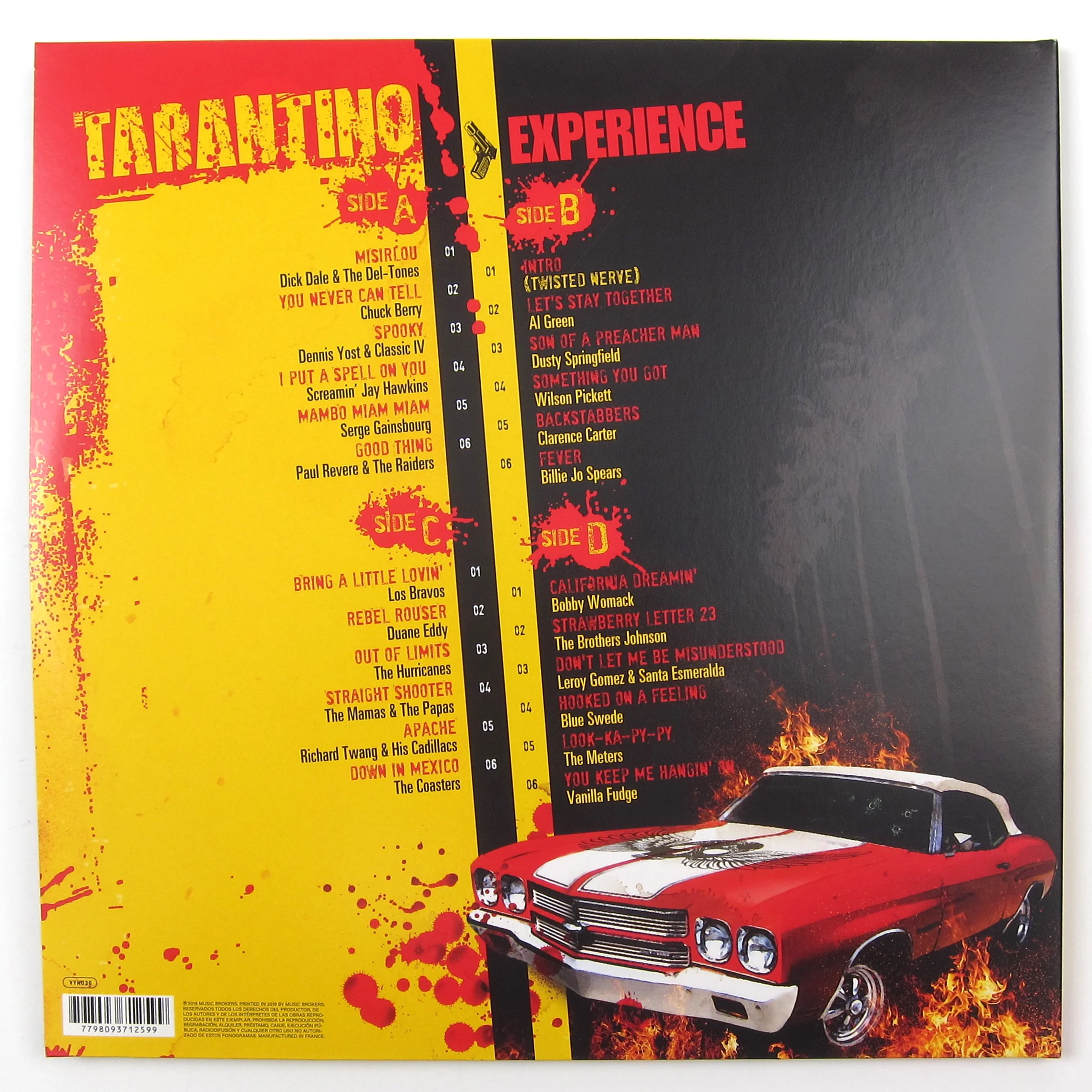 Quentin Tarantino: Tarantino Experience (Colored Vinyl) Vinyl 2LP - Image 2