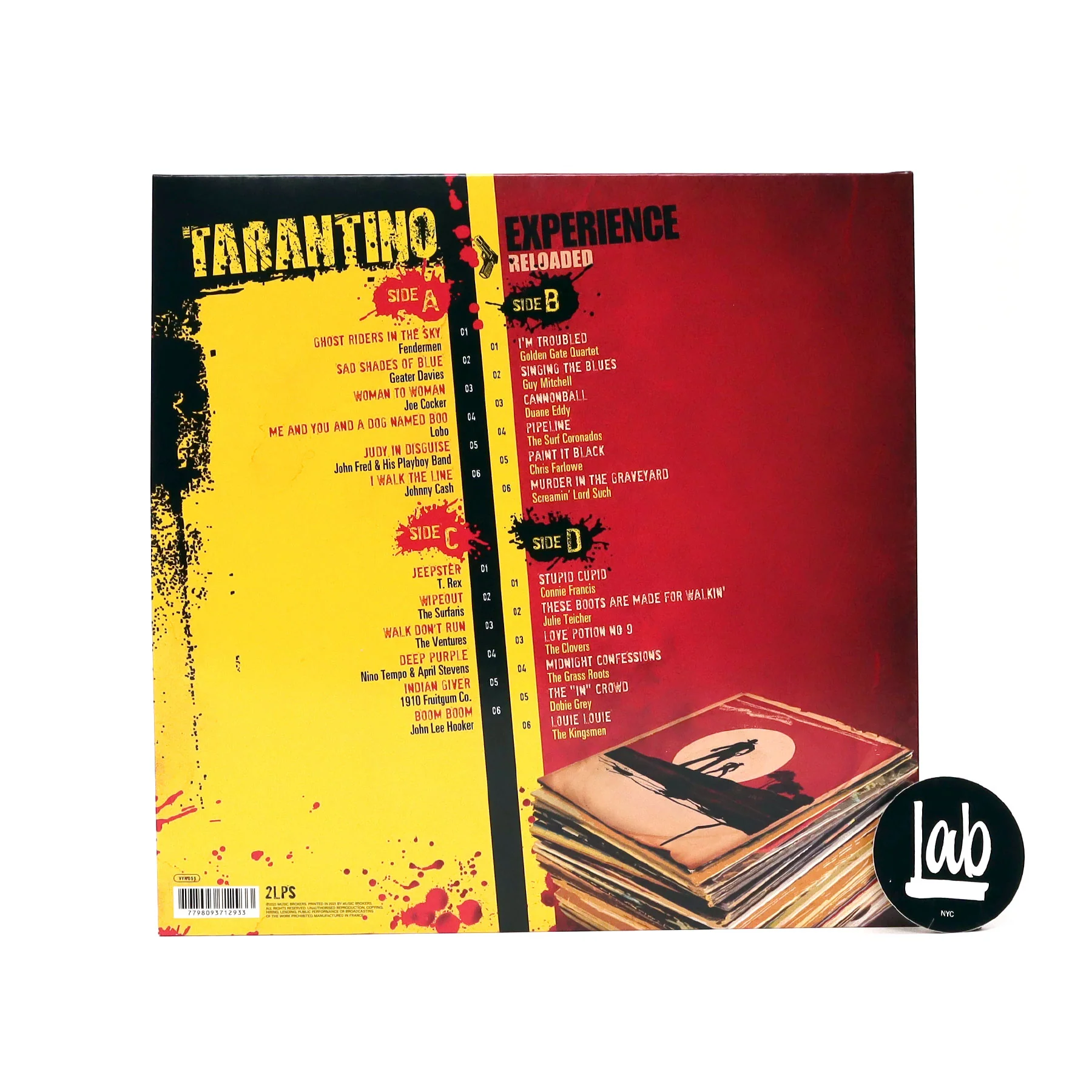 Quentin Tarantino: Tarantino Experience Reloaded (180g, Colored Vinyl) Vinyl 2LP - Image 3