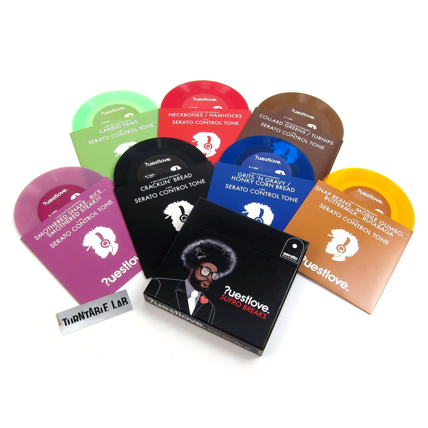 Questlove: Sufro Breaks (Serato Control Vinyl, Colored Vinyl) Vinyl 7x7" Boxset - Image 2