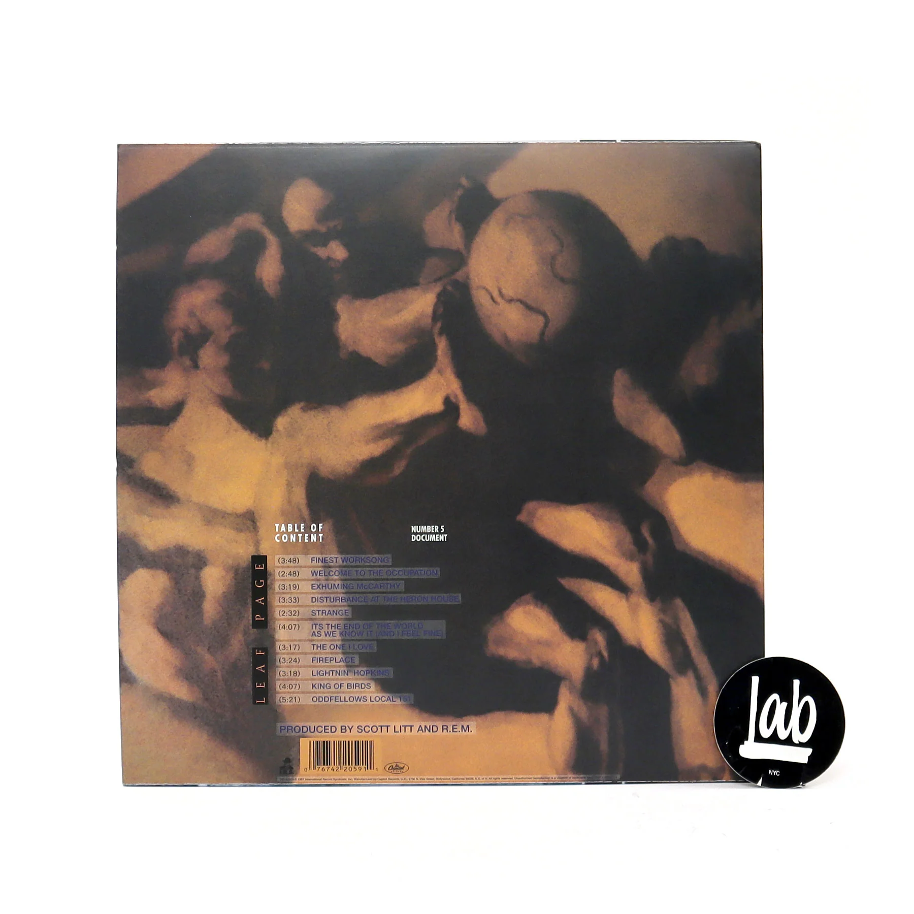 R.E.M.: Document (180g) Vinyl LP - Image 3