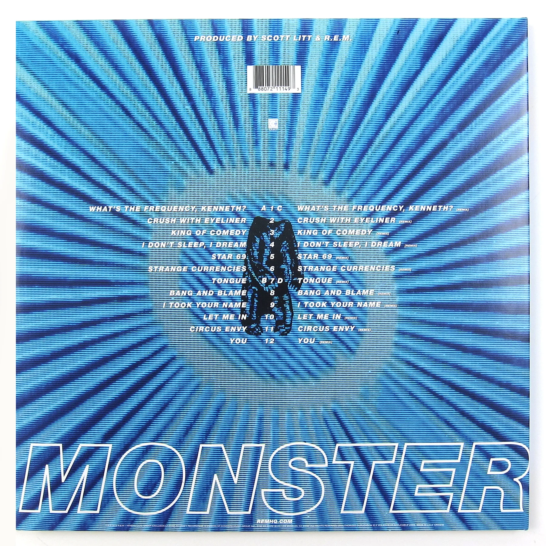 R.E.M.: Monster 25th Anniversary Edition (180g) Vinyl 2LP - Image 3
