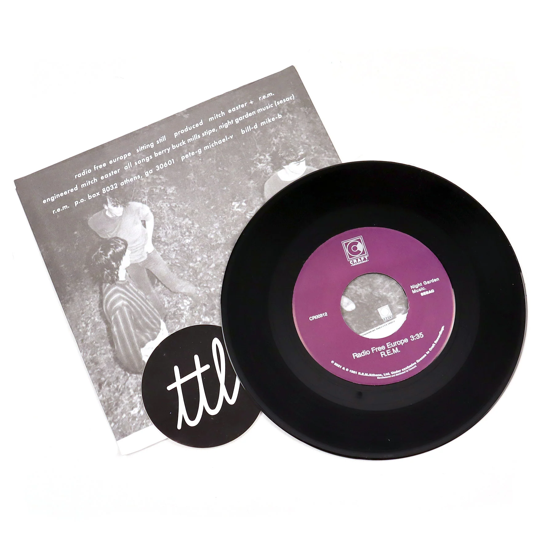 R.E.M.: Radio Free Europe Vinyl 7" - Image 2