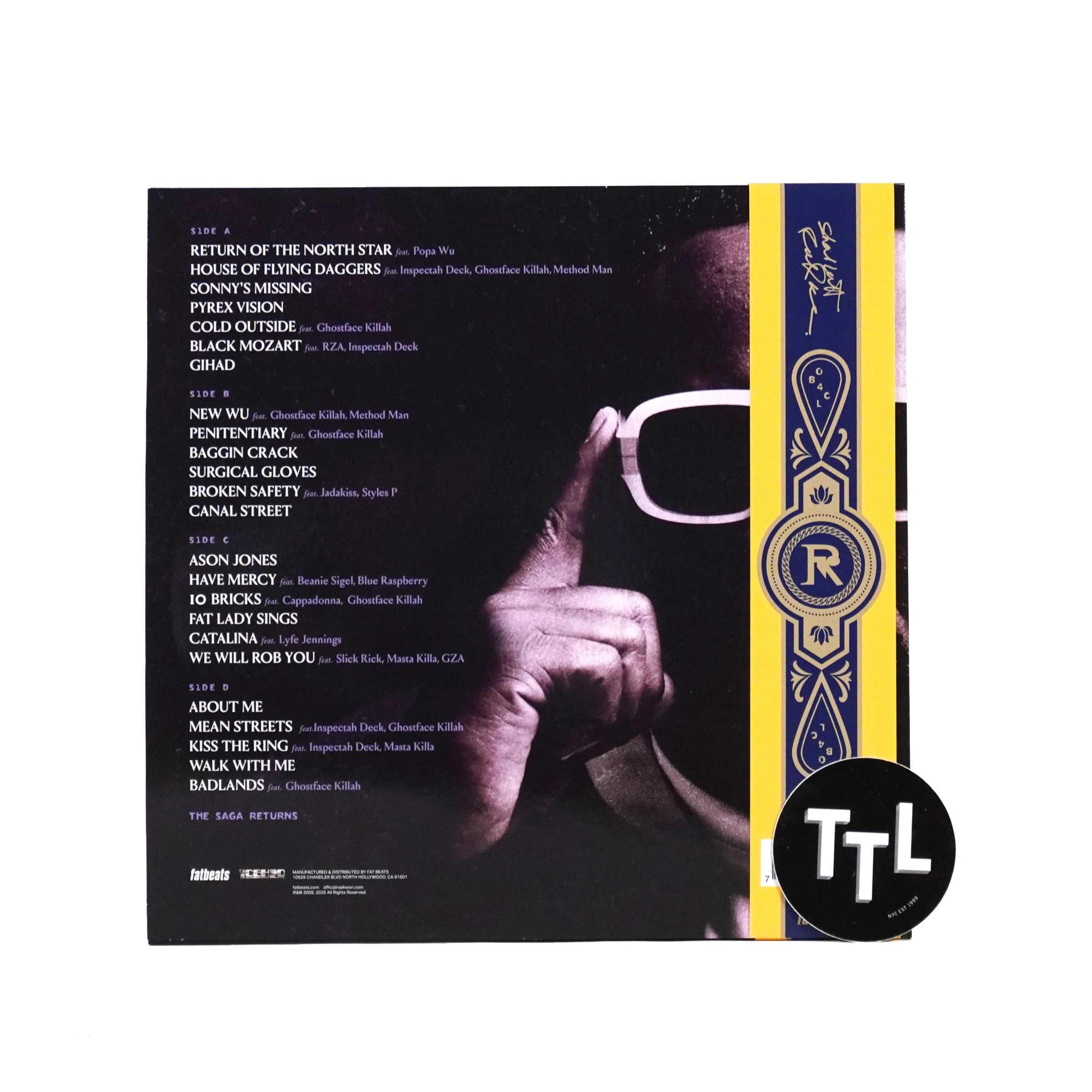 Raekwon: Only Built 4 Cuban Linx Pt.II (Lou Diamond Edition Colored Vinyl) Vinyl 2LP - Image 3