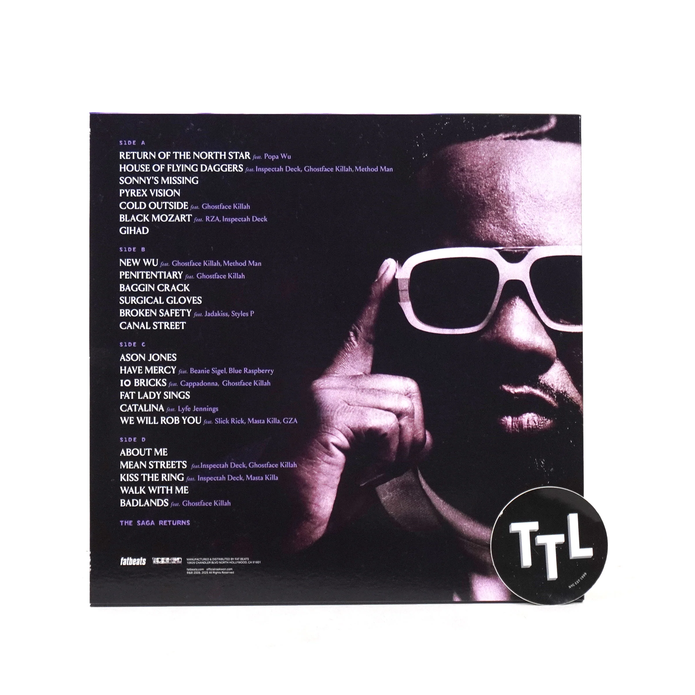 Raekwon: Only Built 4 Cuban Linx Pt.II Vinyl 2LP - Image 3