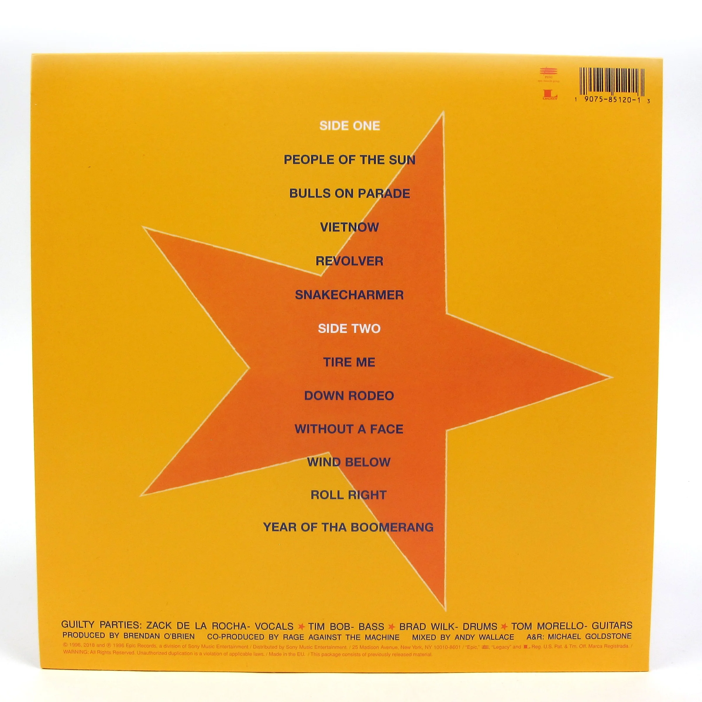 Rage Against The Machine: Evil Empire (180g) Vinyl LP - Image 2