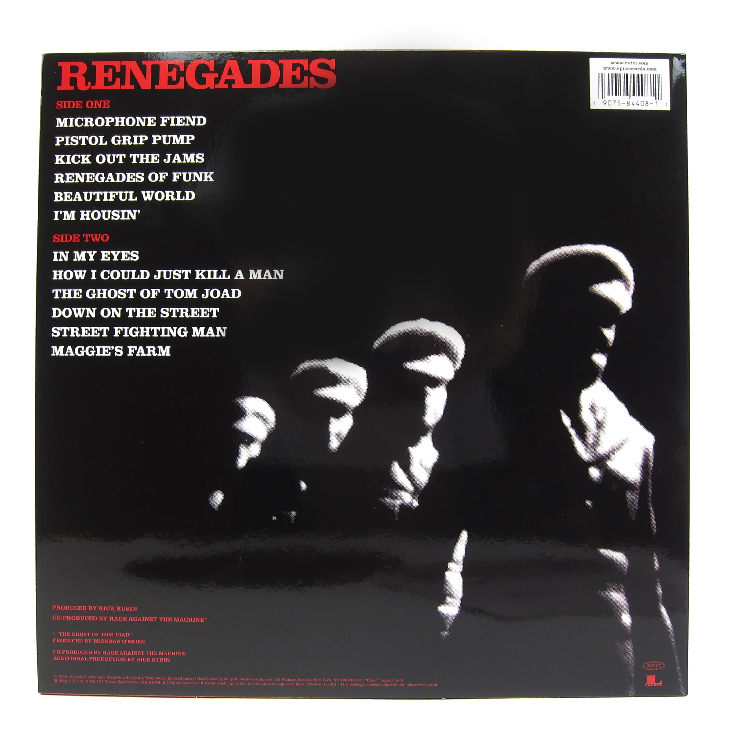 Rage Against The Machine: Renegades (180g) Vinyl LP - Image 3