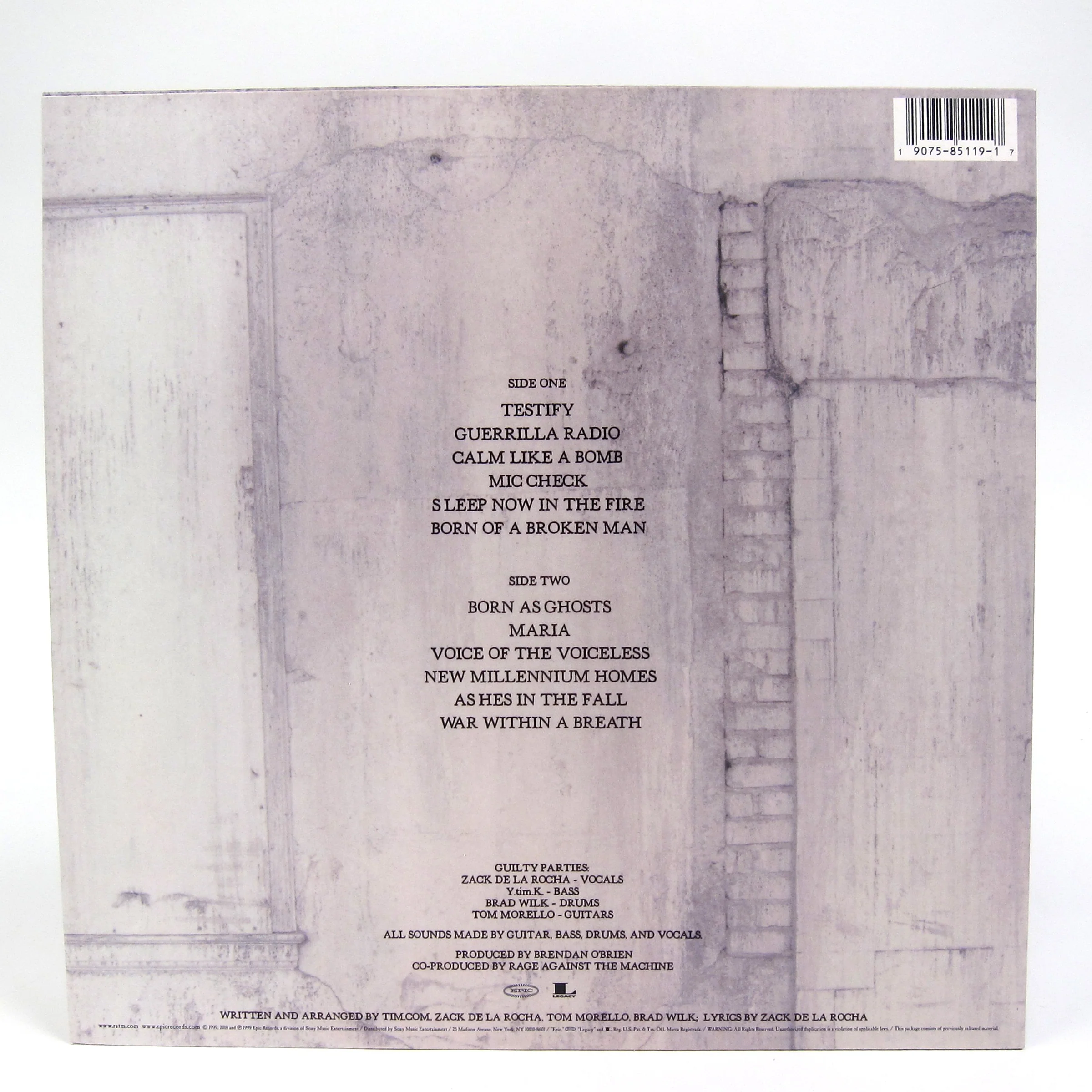 Rage Against The Machine: The Battle Of Los Angeles (180g) Vinyl LP - Image 3