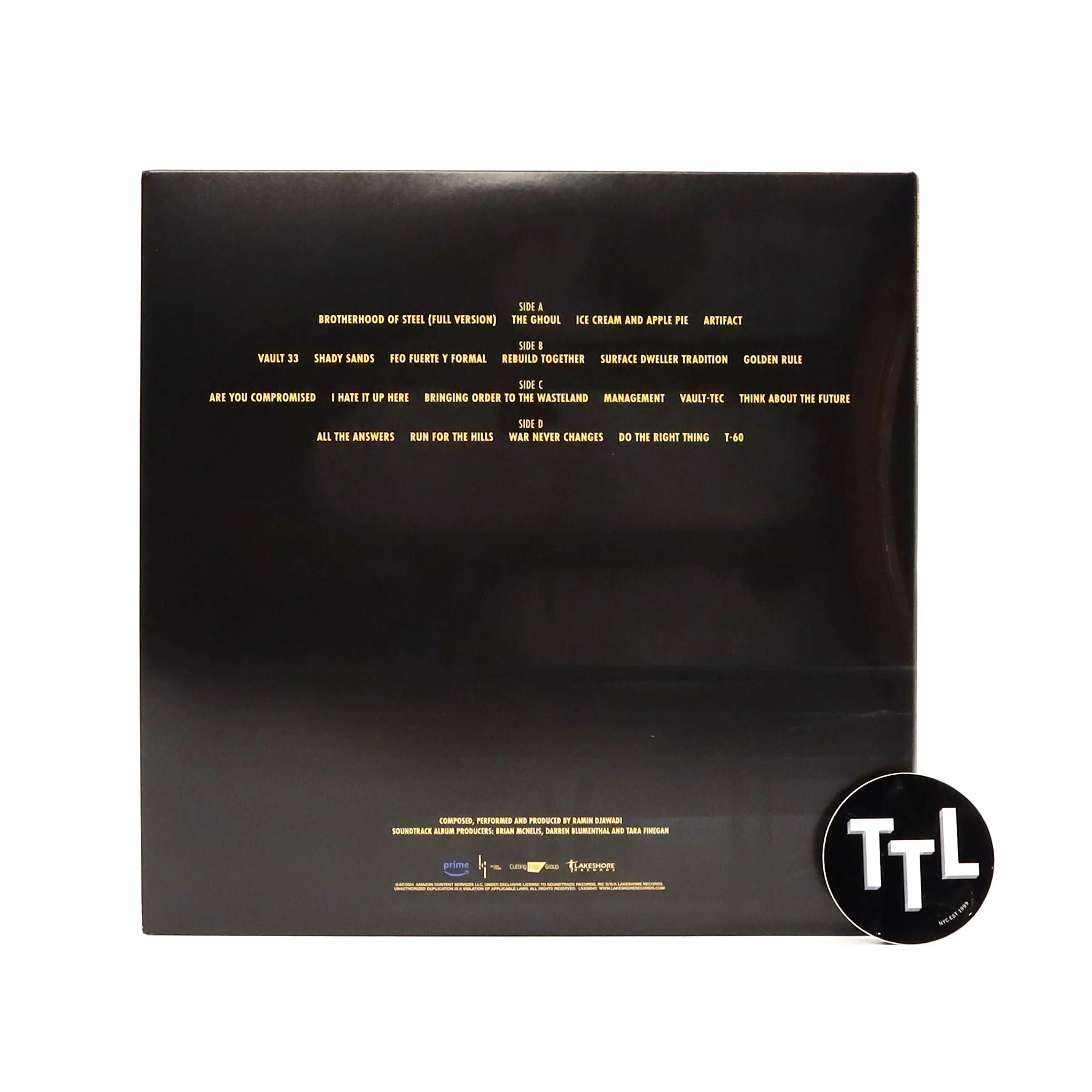 Ramin Djawadi: Fallout - Original Series Soundtrack (Colored Vinyl) Vinyl 2LP - Image 3