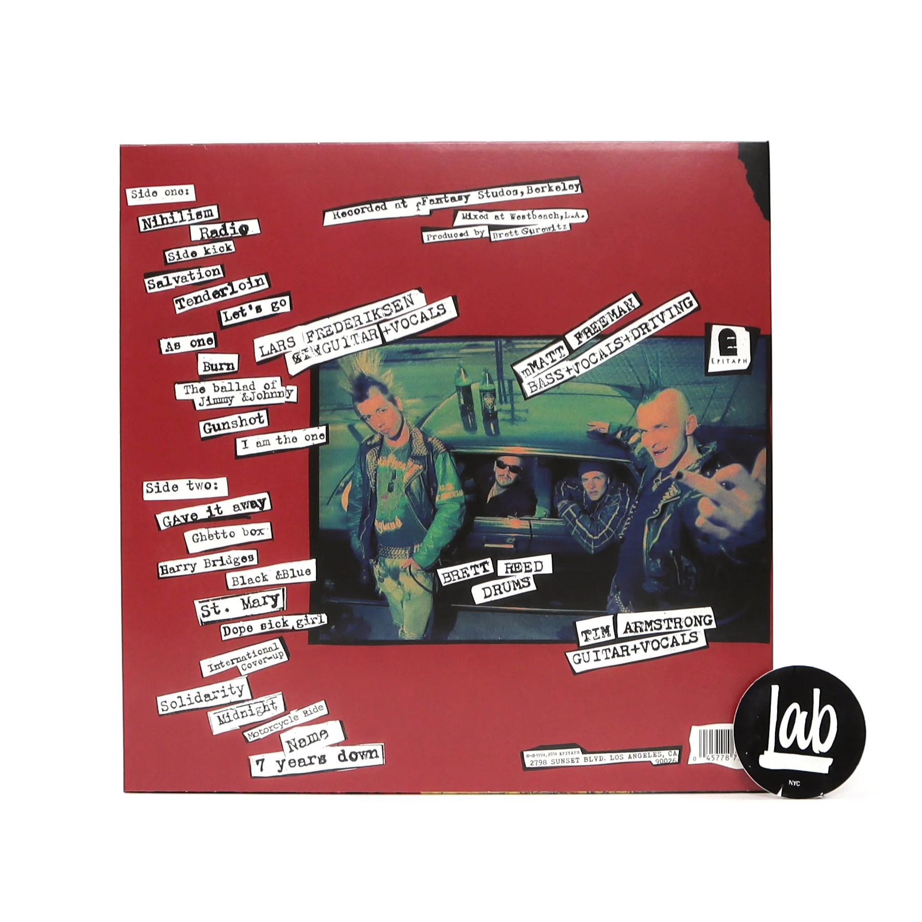 Rancid: Let's Go Vinyl LP - Image 3