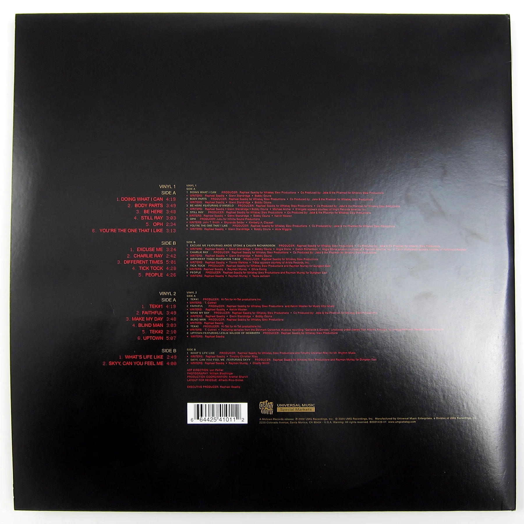Raphael Saadiq: Instant Vintage Vinyl 2LP - Image 3