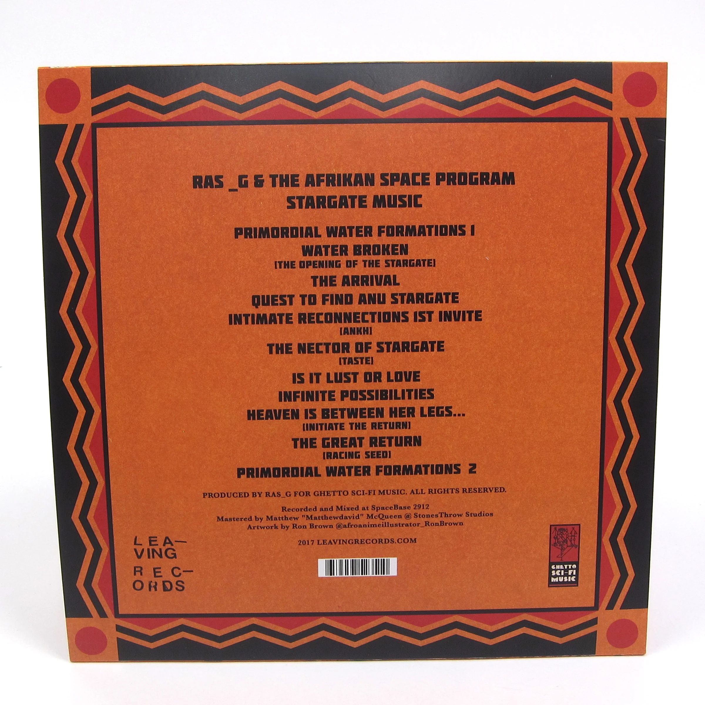 Ras G & The Afrikan Space Program: Stargate Music Vinyl LP - Image 2