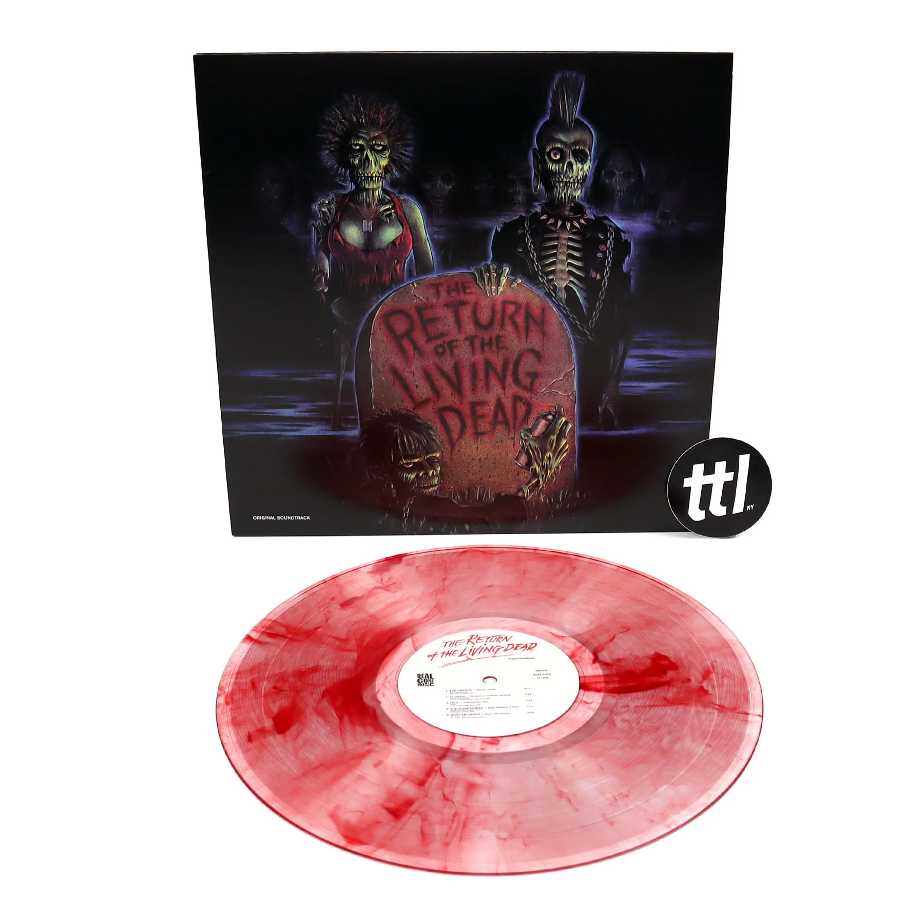 Real Gone Music: Return Of The Living Dead Soundtrack (Blood Splatter Colored Vinyl) Vinyl LP - Image 2