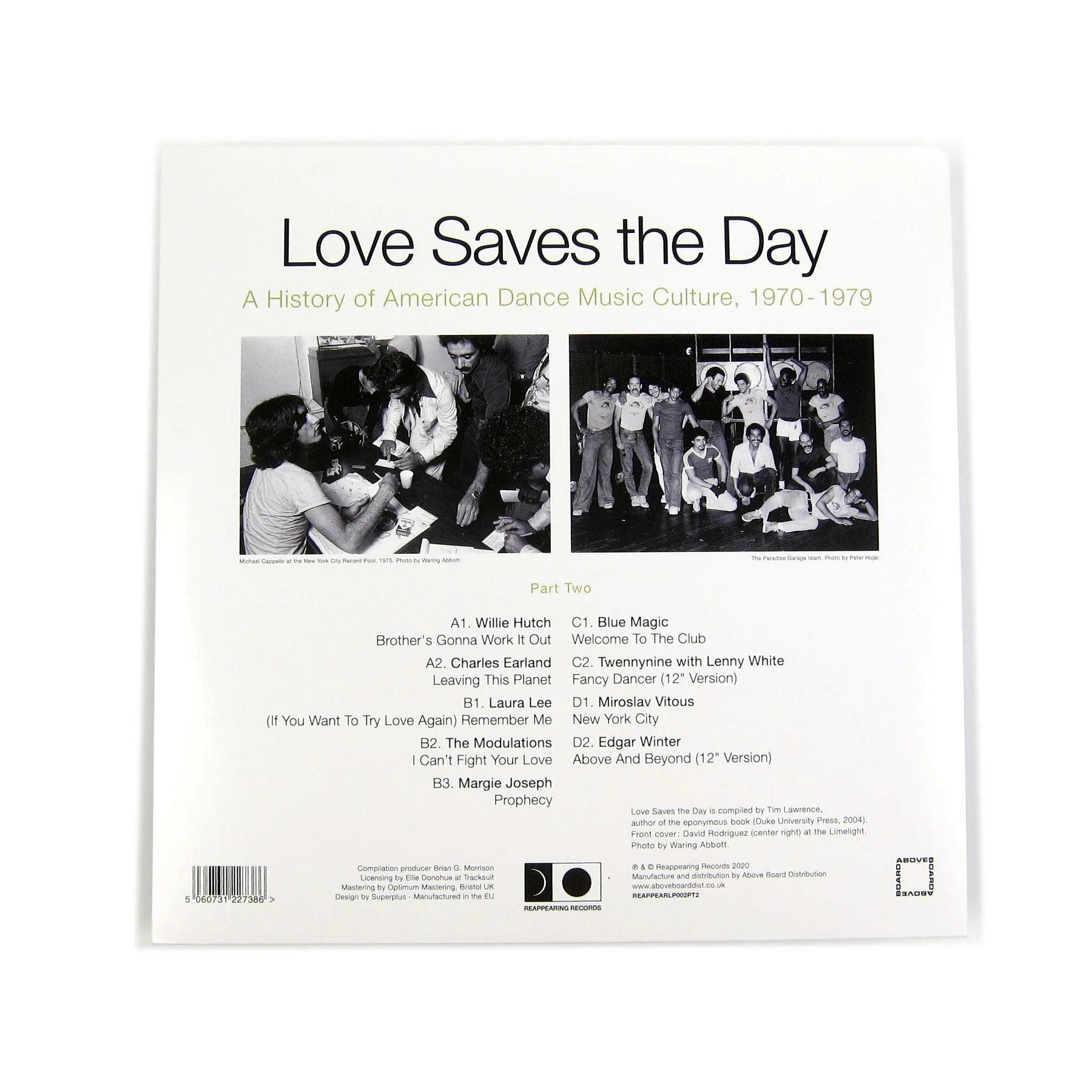 Reappearing Records: Love Saves The Day - A History Of American Dance Music Culture 1970-79 Part 2 Vinyl 2LP - Image 3