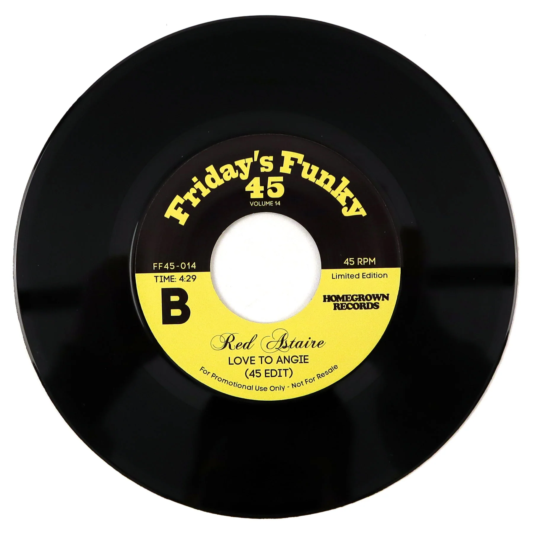 Red Astaire: Rollin' Stone / Love To Angie Vinyl 7" - Image 2