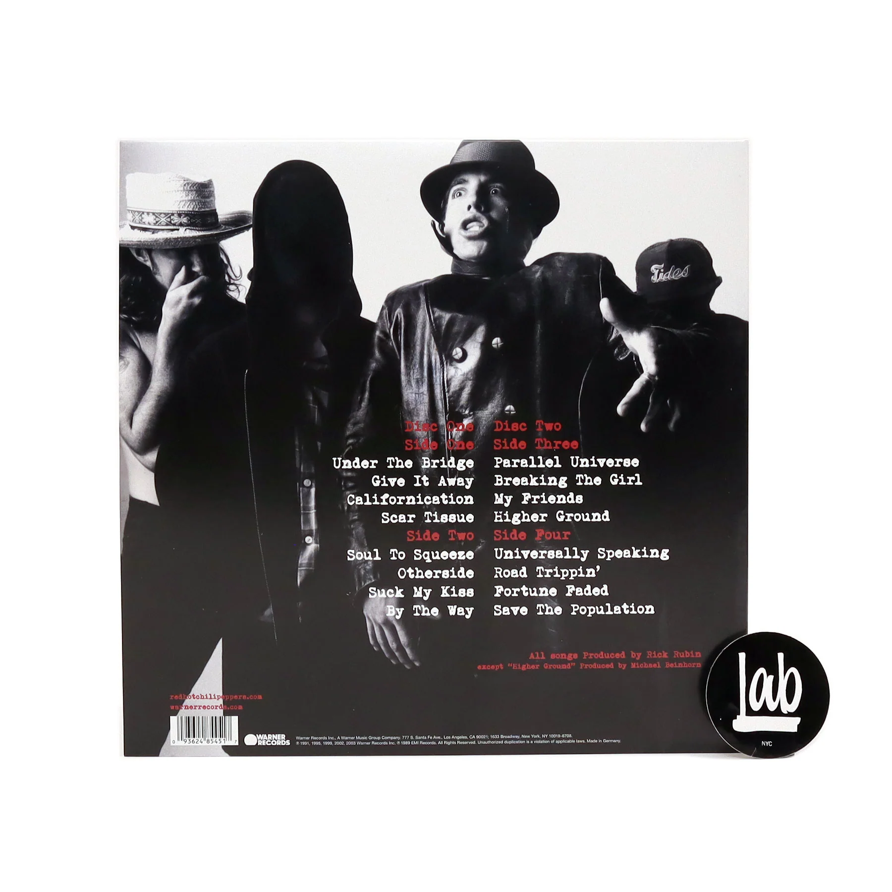 Red Hot Chili Peppers: Greatest Hits Vinyl 2LP - Image 3