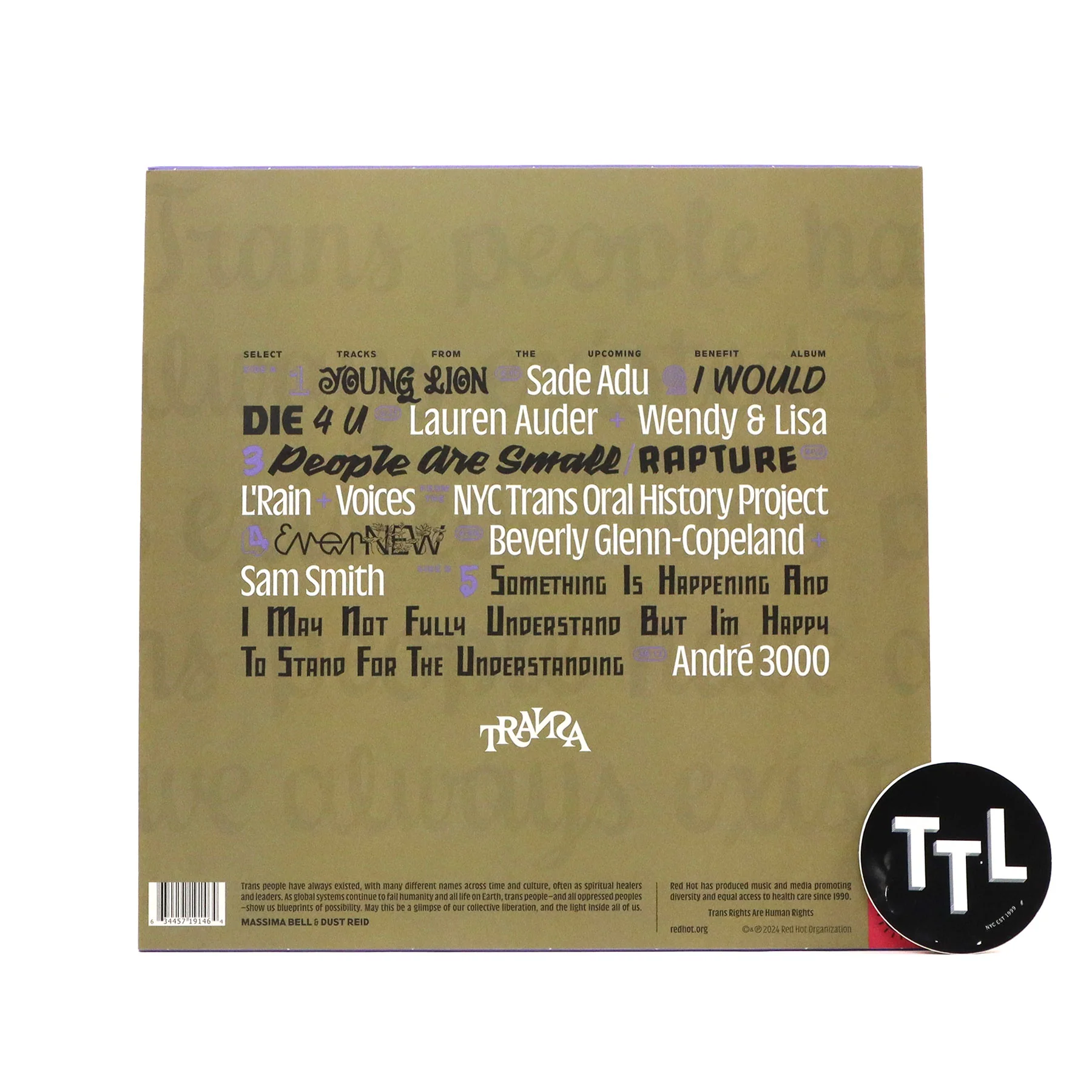 Red Hot Organization: Transa Selects (Sade, Andre 3000) Vinyl LP - Image 3
