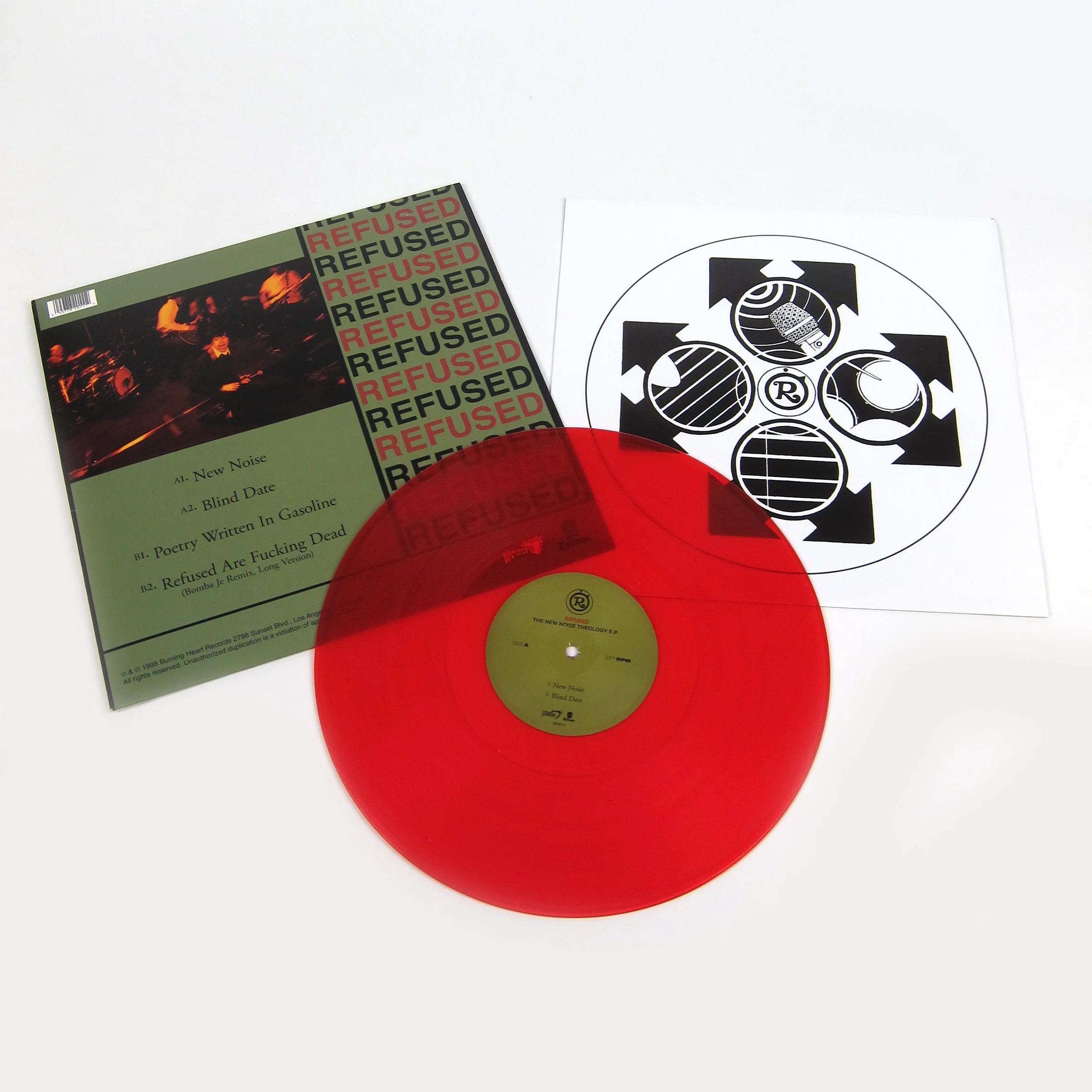 Refused: The New Noise Theology E.P. (Colored Vinyl) Vinyl 12" - Image 2