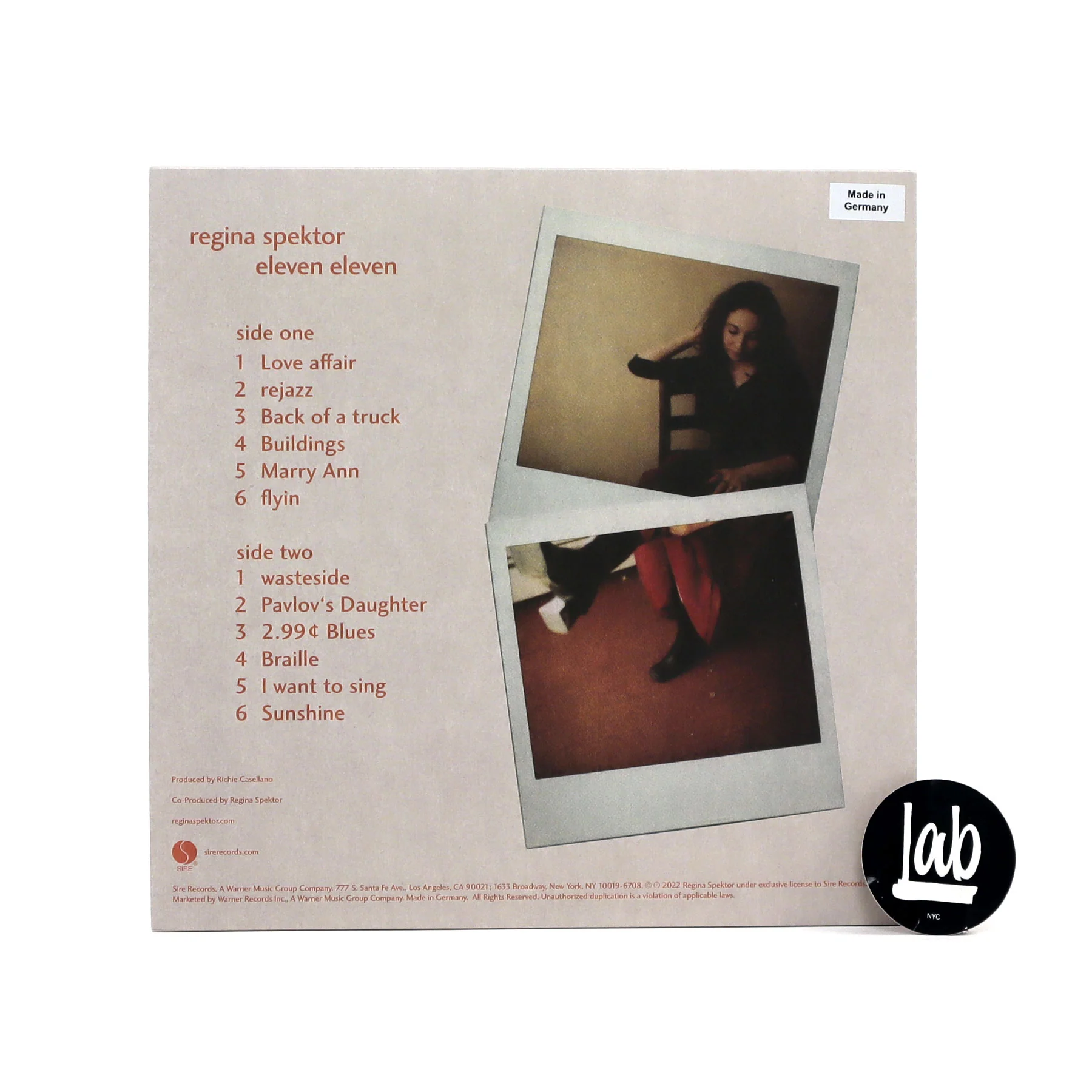 Regina Spektor: 11:11 Vinyl LP - Image 3