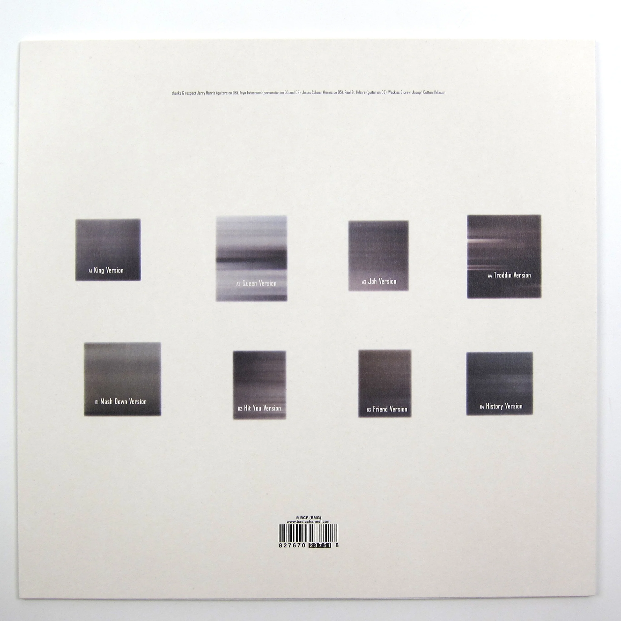 Rhythm & Sound: The Versions (Mark Ernestus, Moritz von Oswald) Vinyl LP - Image 2