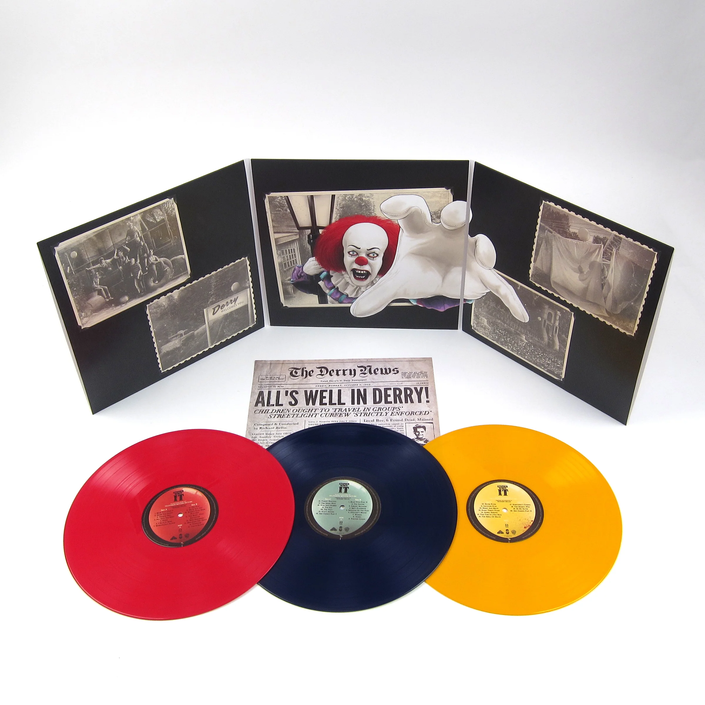 Richard Bellis: Stephen King's It Soundtrack (180g, Colored Vinyl) Vinyl 3LP - Image 2