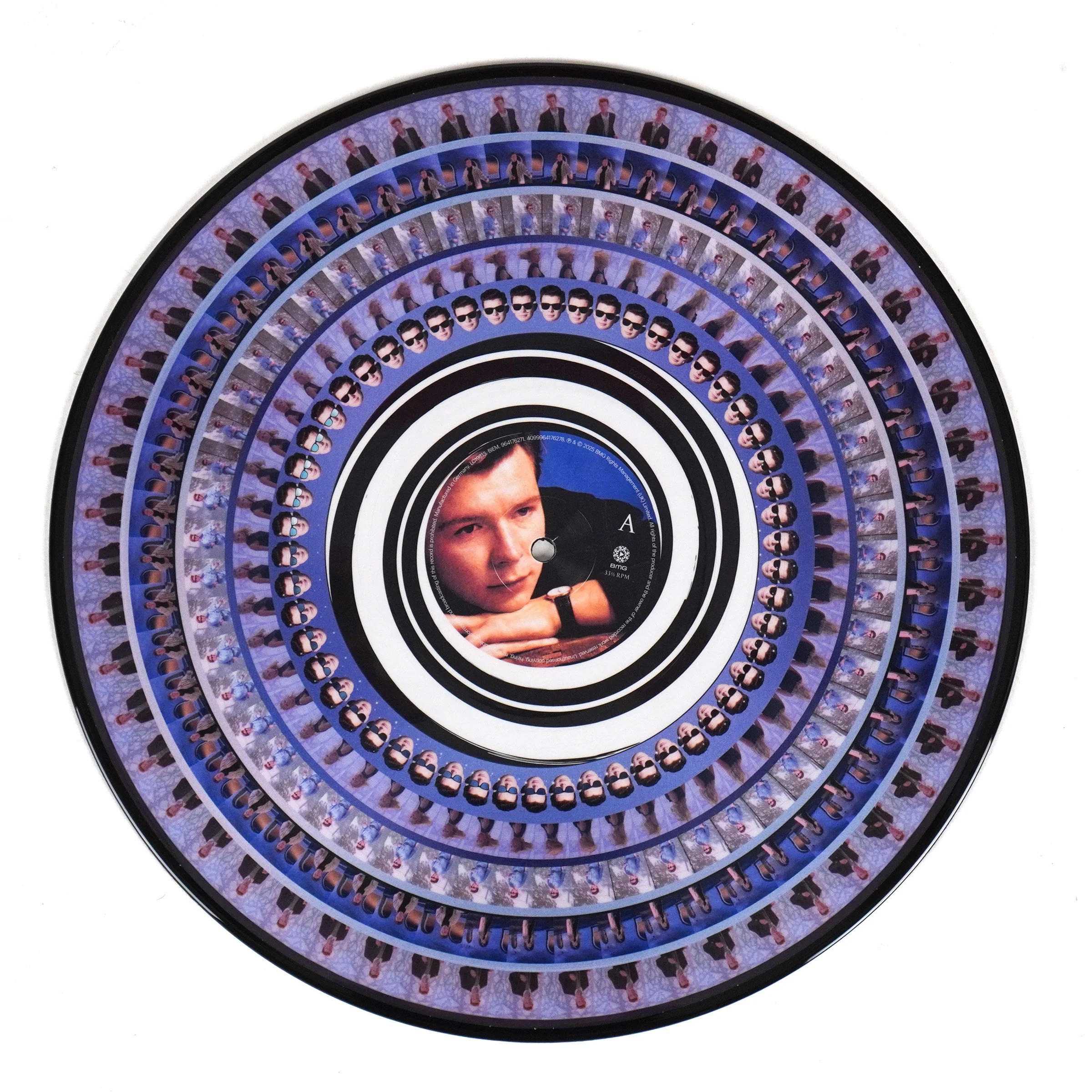 Rick Astley: Never Gonna Give You Up (Zoetropic) Vinyl 12" - Image 3