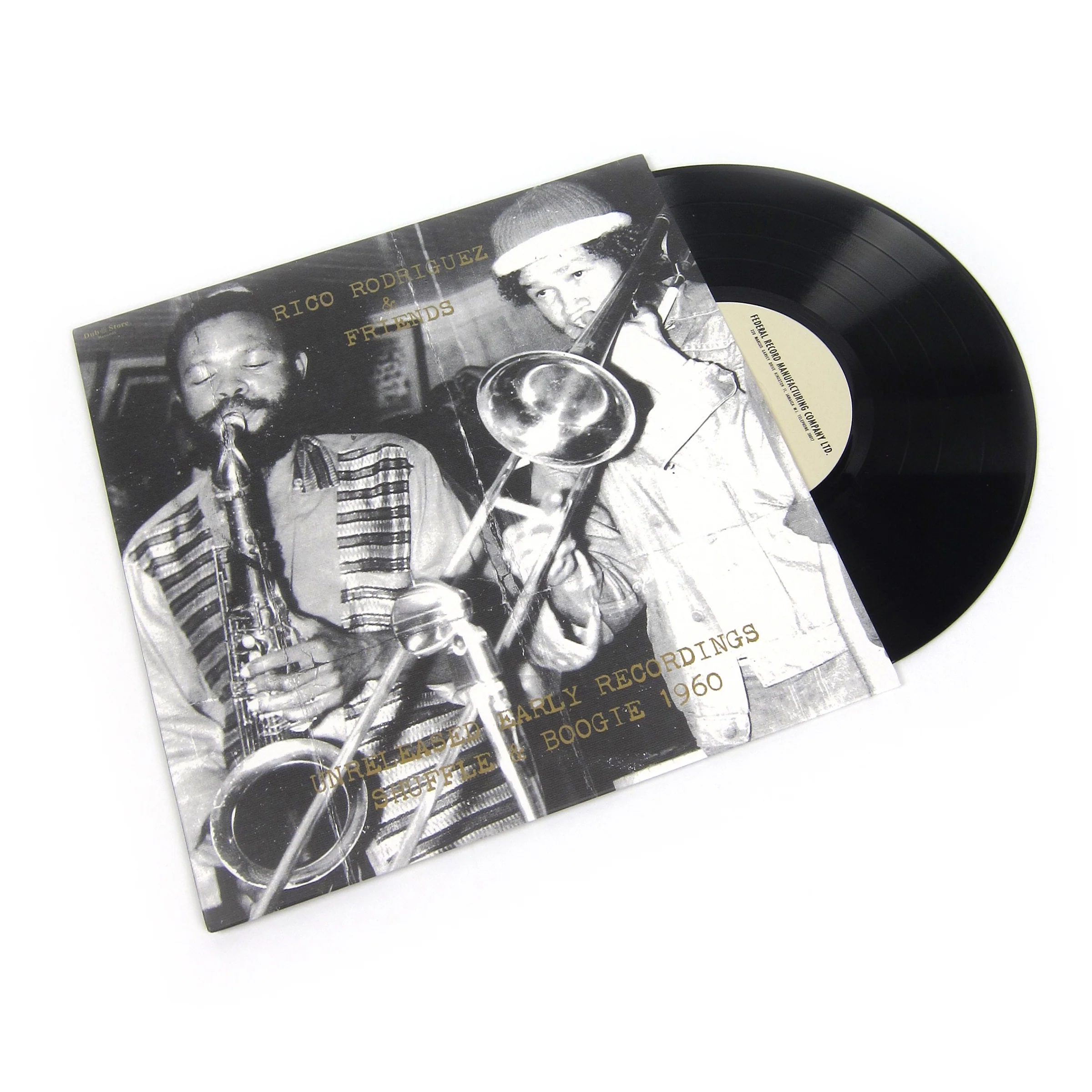 Rico Rodriguez & Friends: Unreleased Early Recordings - Shuffle & Boogie Vinyl 10" - Image 3