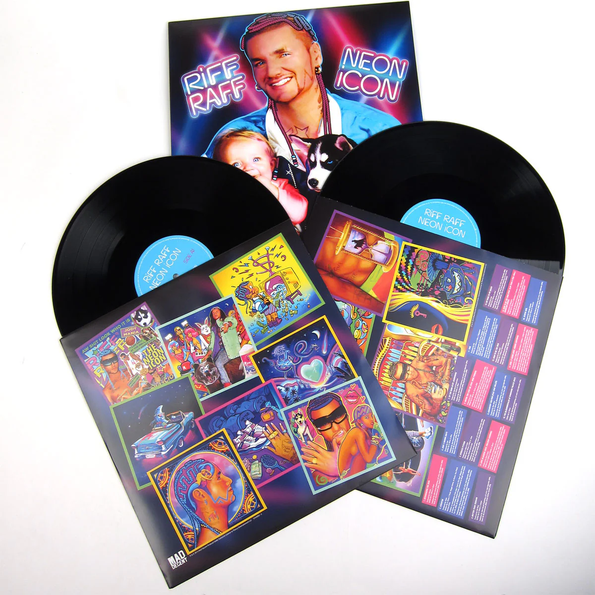 Riff Raff: Neon Icon (Free MP3) Vinyl 2LP - Image 2