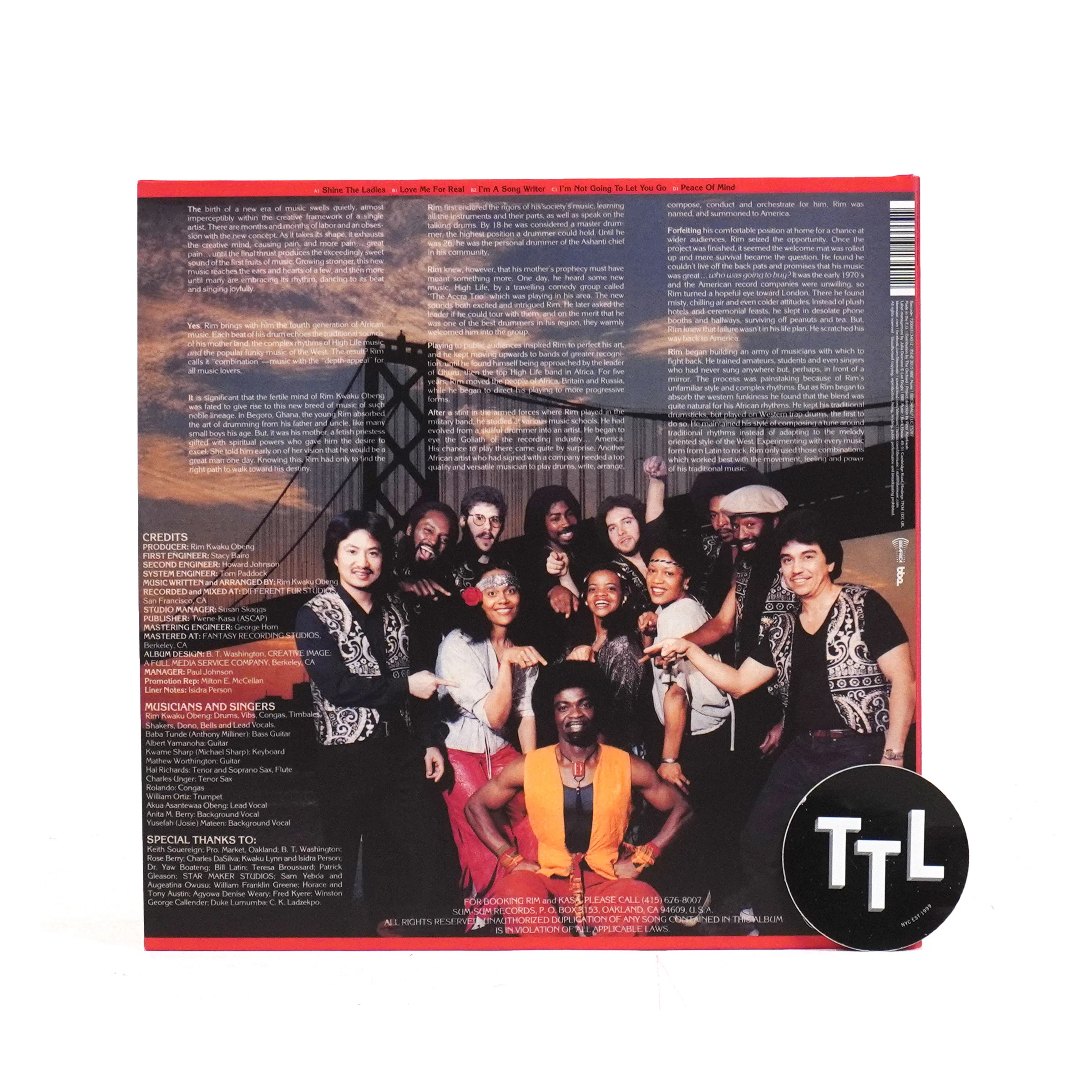 Rim & Kasa / Rim & The Believers: Too Tough Vinyl 2LP - Image 3