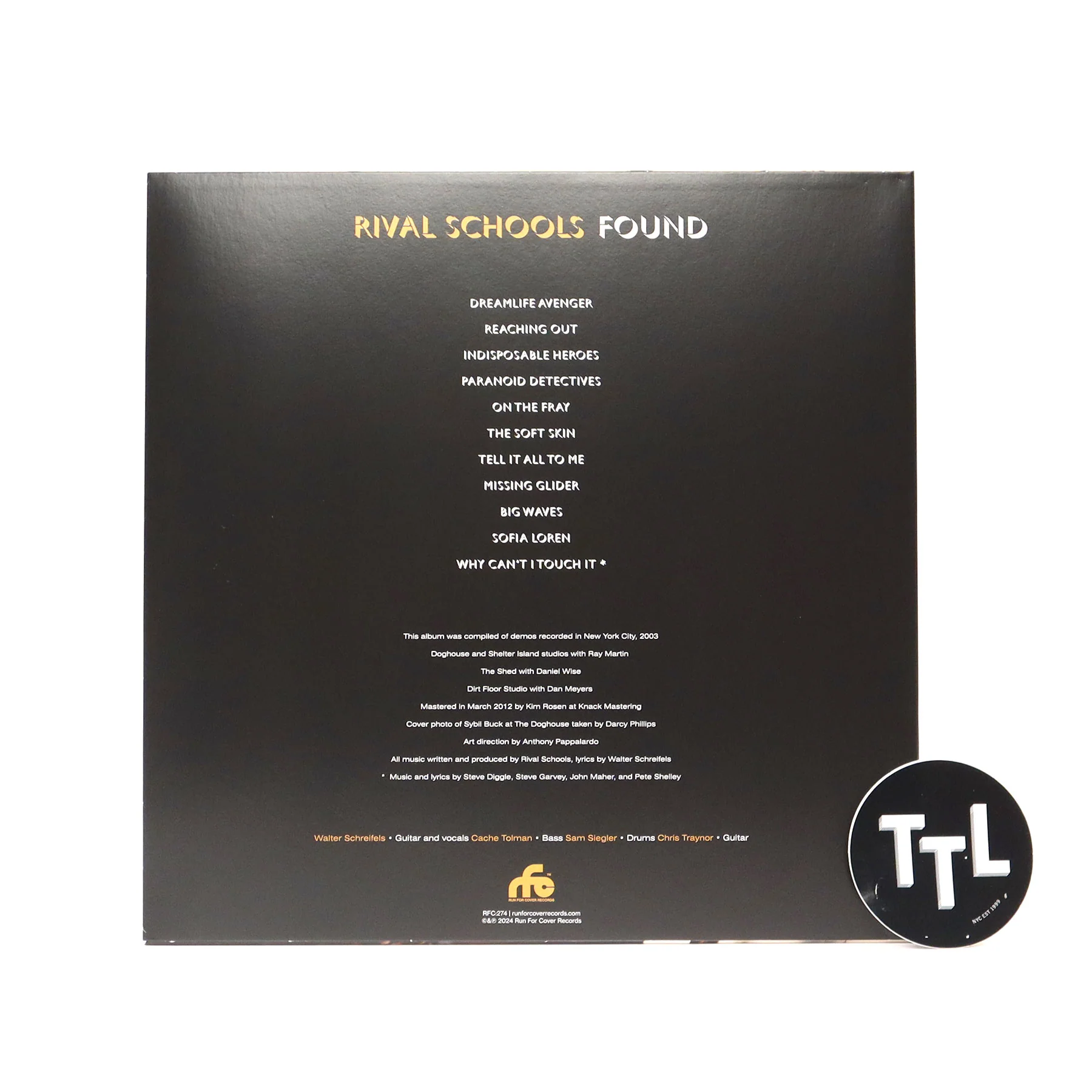 Rival Schools: Found (Colored Vinyl) Vinyl LP - Image 3