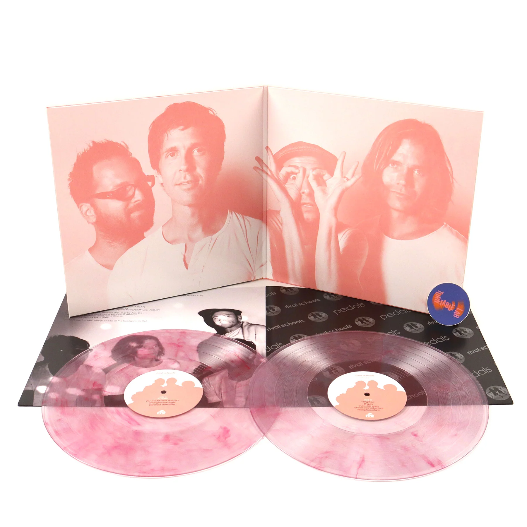 Rival Schools: Pedals (Pink Colored Vinyl) Vinyl 2LP - Image 2