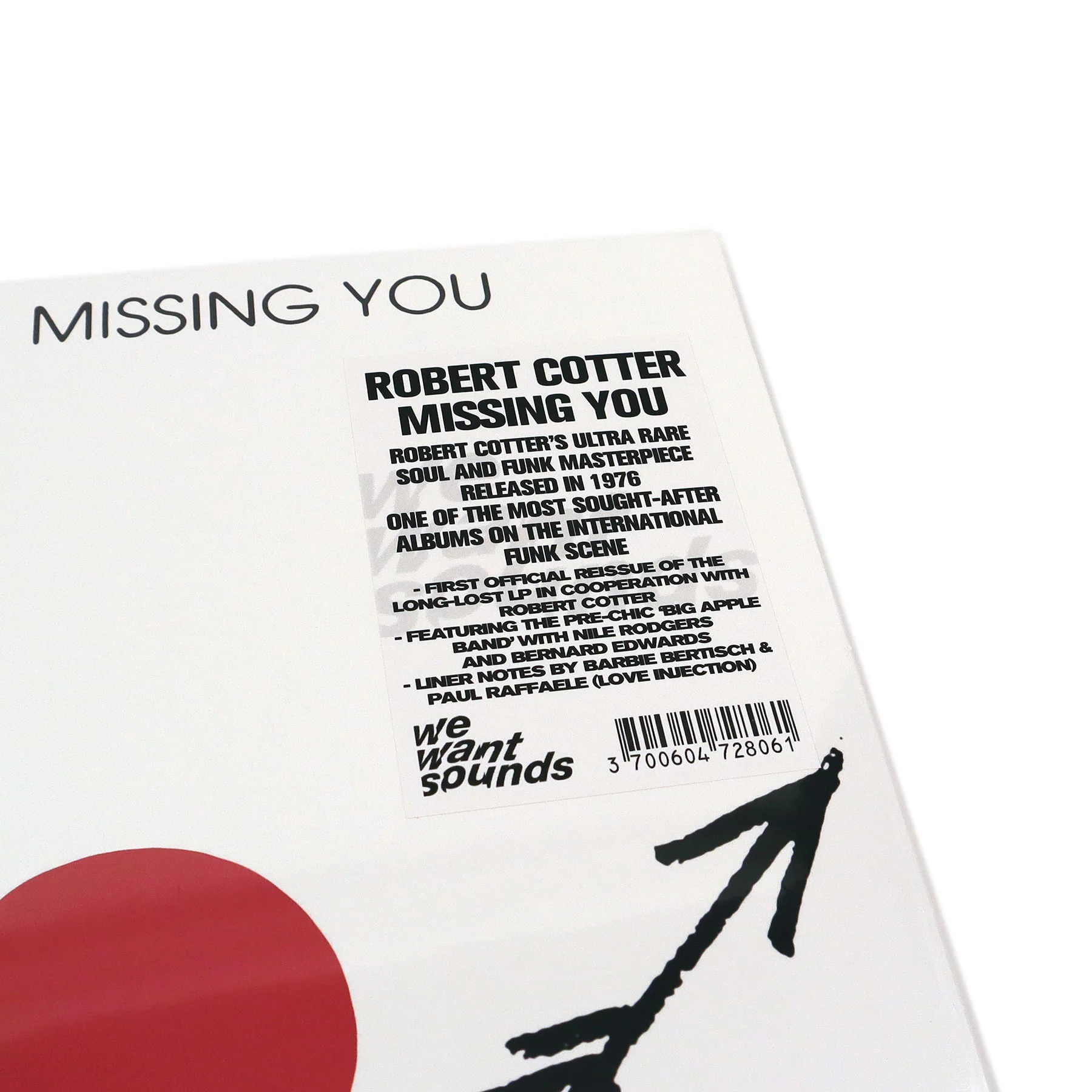 Robert Cotter: Missing You Vinyl LP - Image 4