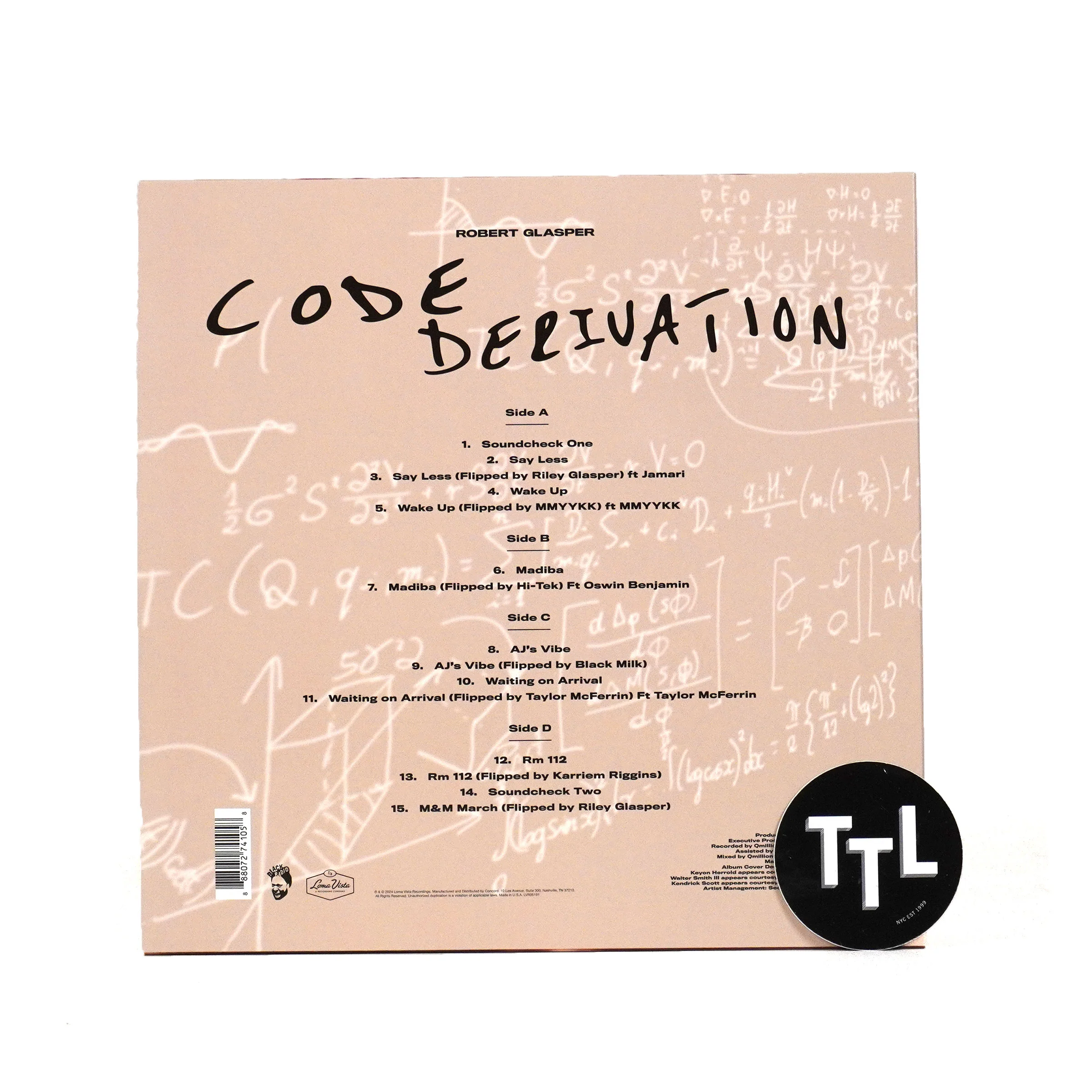 Robert Glasper: Code Derivation Vinyl 2LP - Image 3