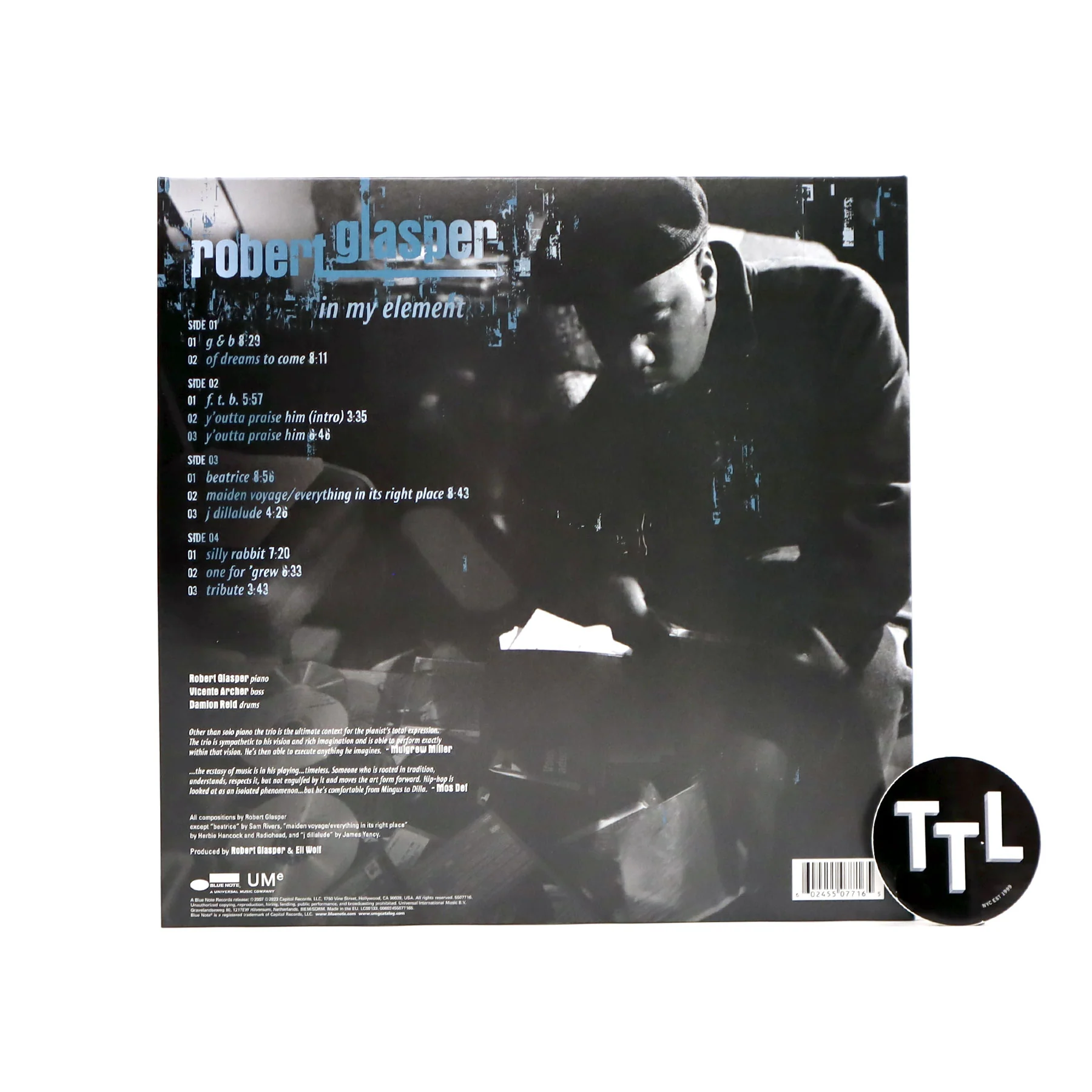Robert Glasper: In My Element (180g) Vinyl LP - Image 3