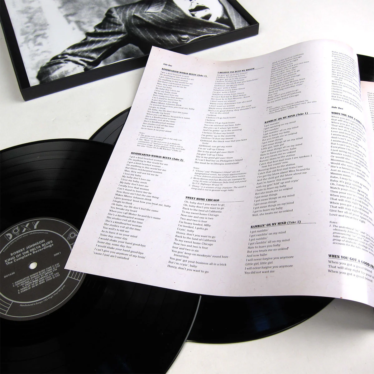 Robert Johnson: King Of The Delta Blues - The Complete Recording Vinyl 3LP Boxset - Image 3
