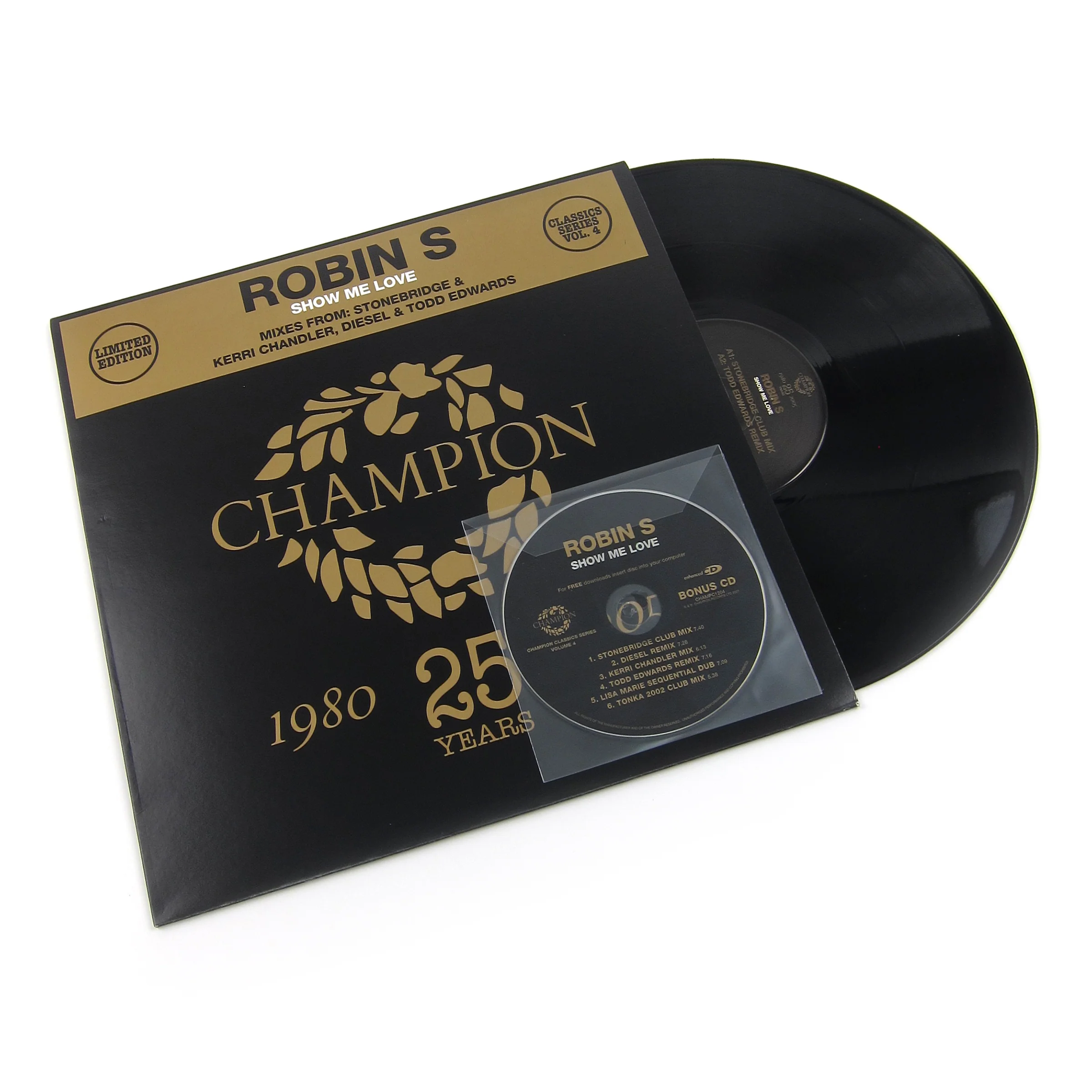 Robin S: Show Me Love Vinyl 12"+CD - Image 2