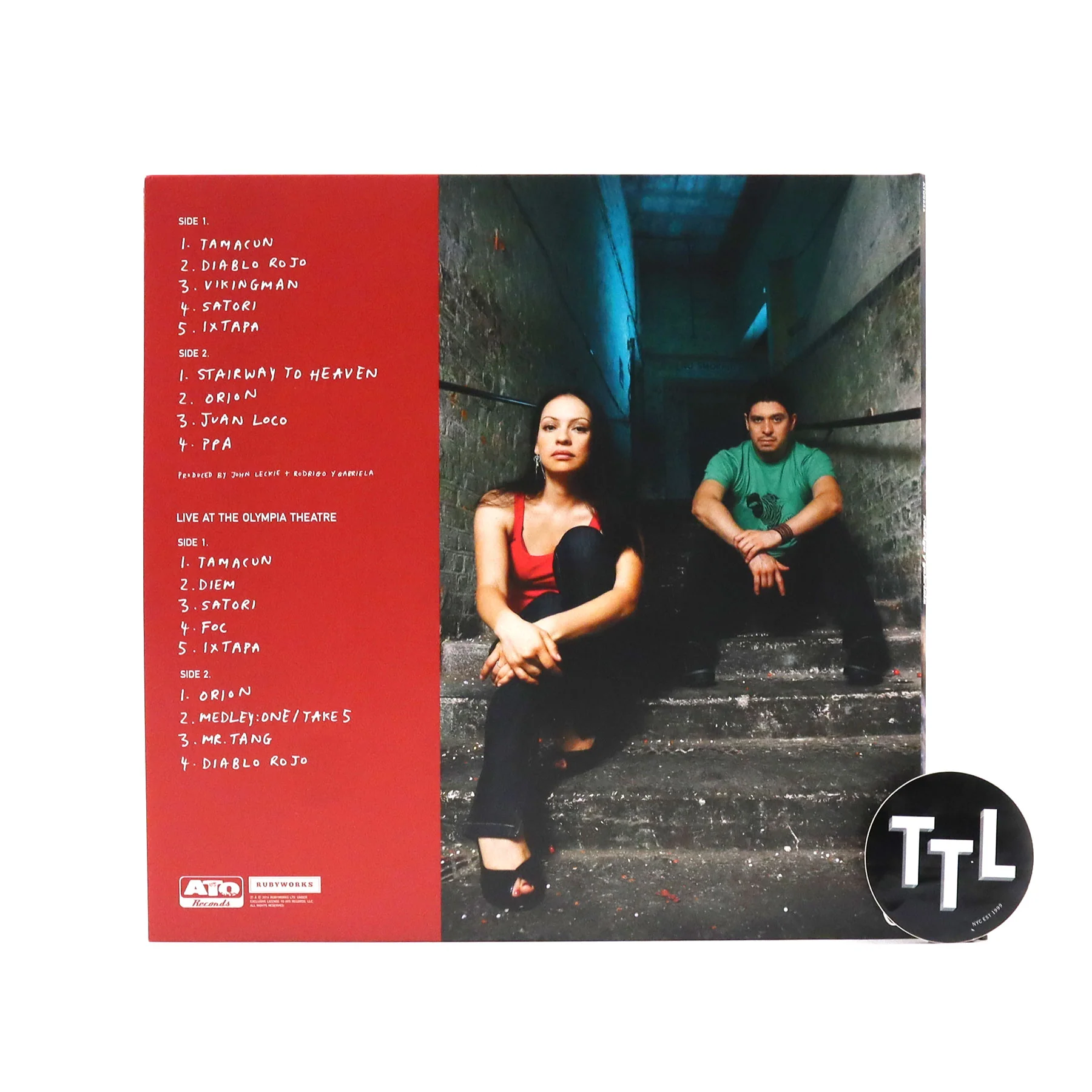 Rodrigo y Gabriela: Rodrigo Y Gabriela (Colored Vinyl) Vinyl LP - Image 3